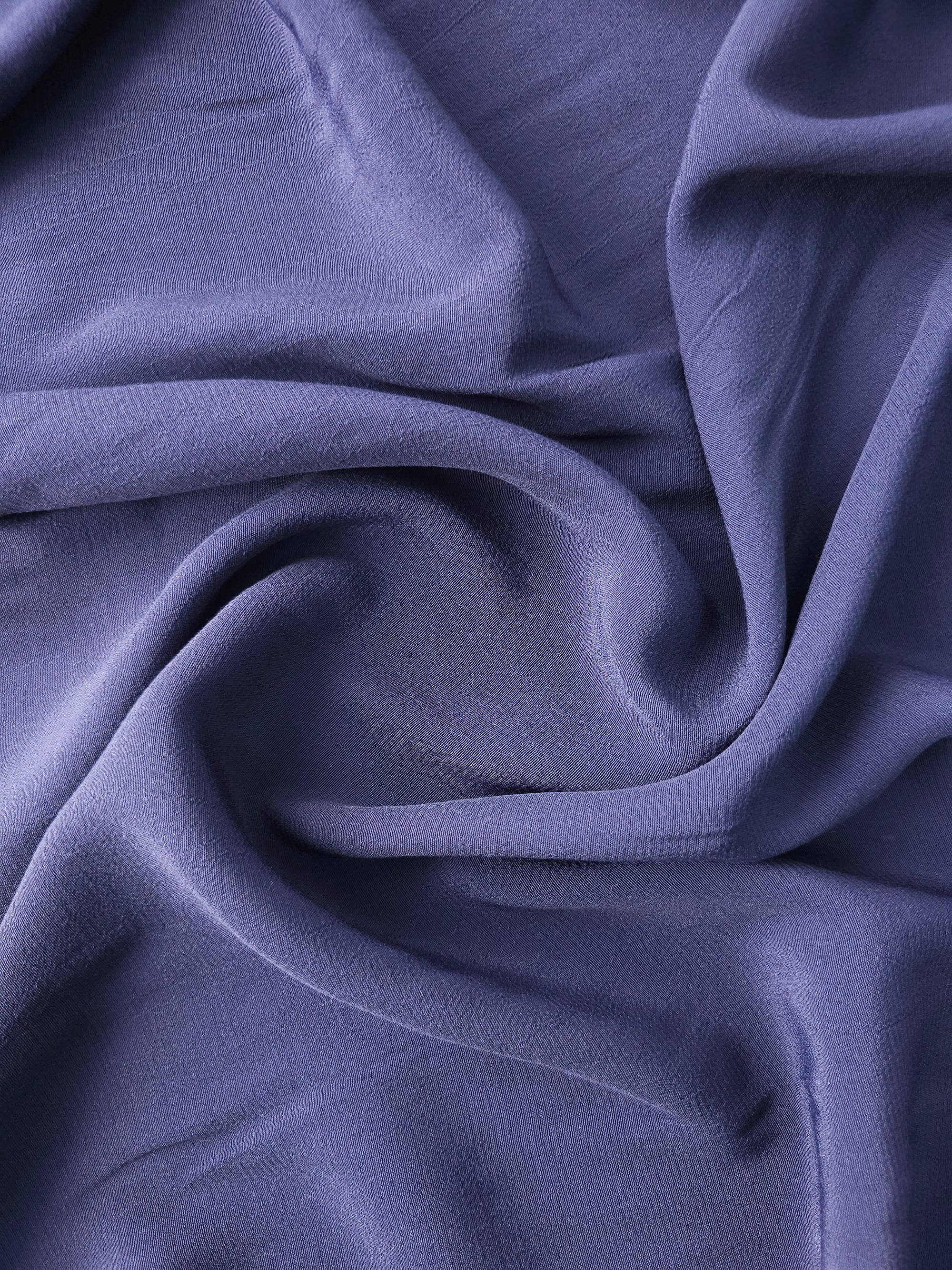 Navy Viscose Crepe