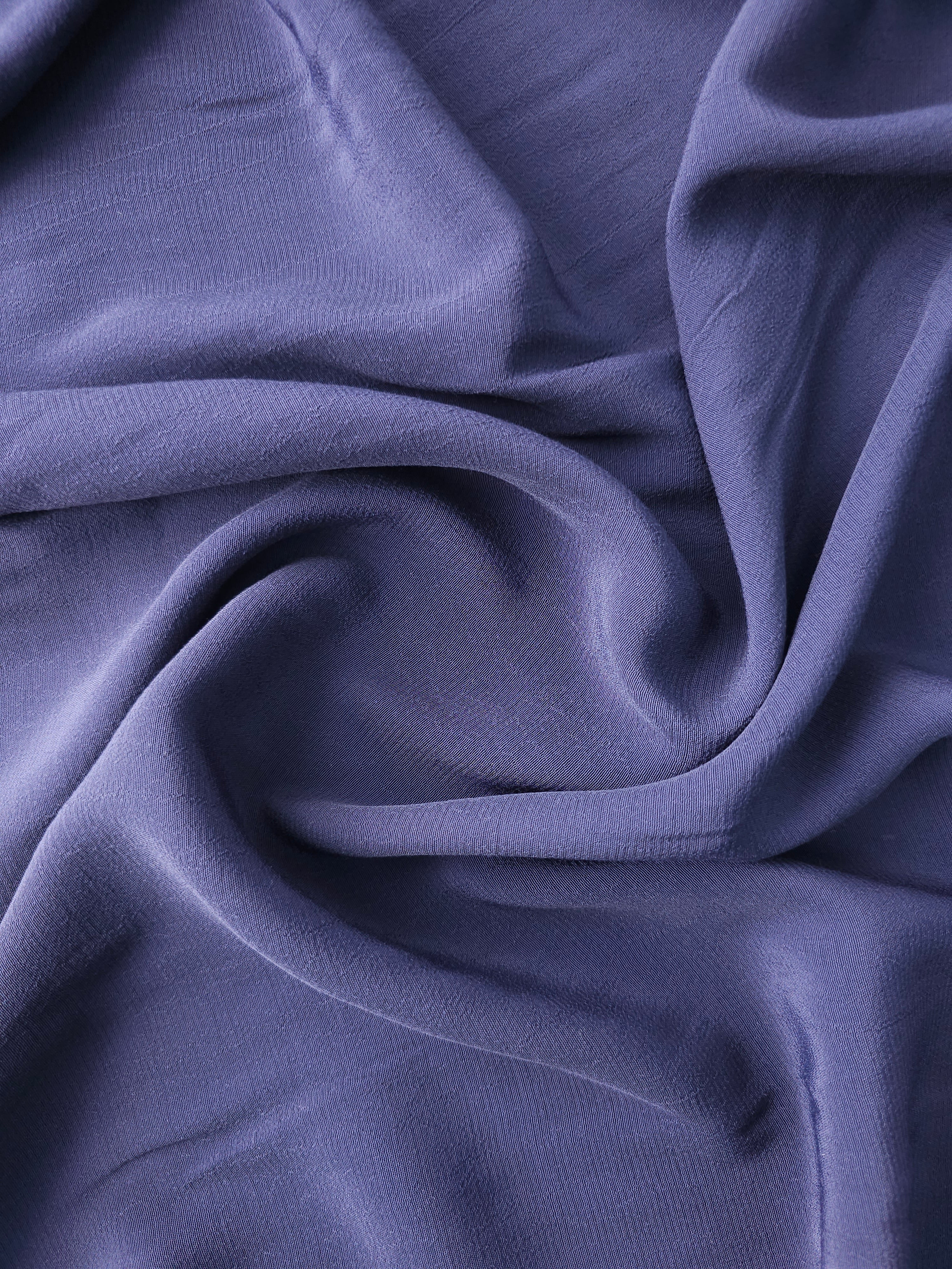 Navy Viscose Crepe