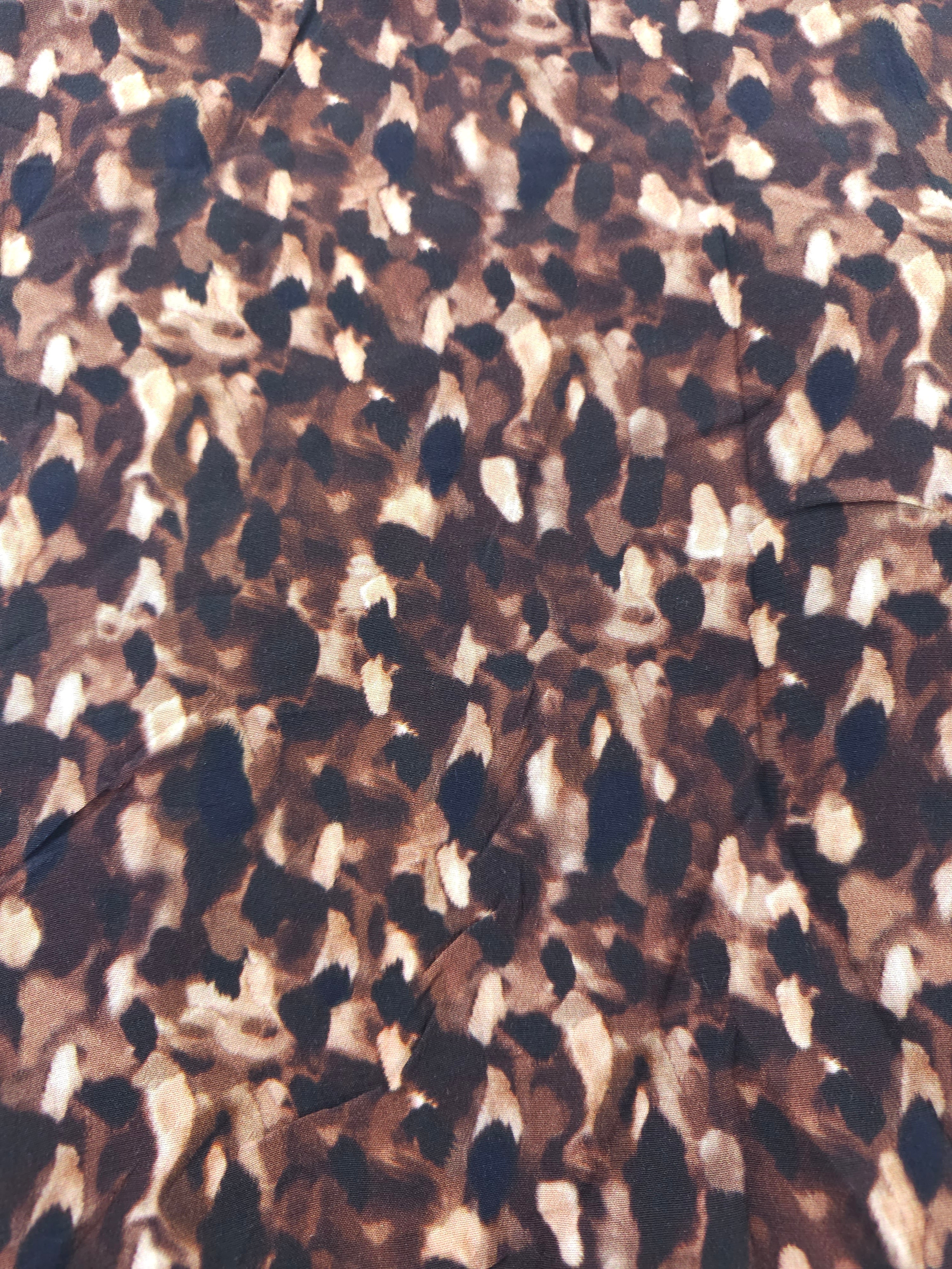 Abstract cheetah Viscose- 1.4m piece
