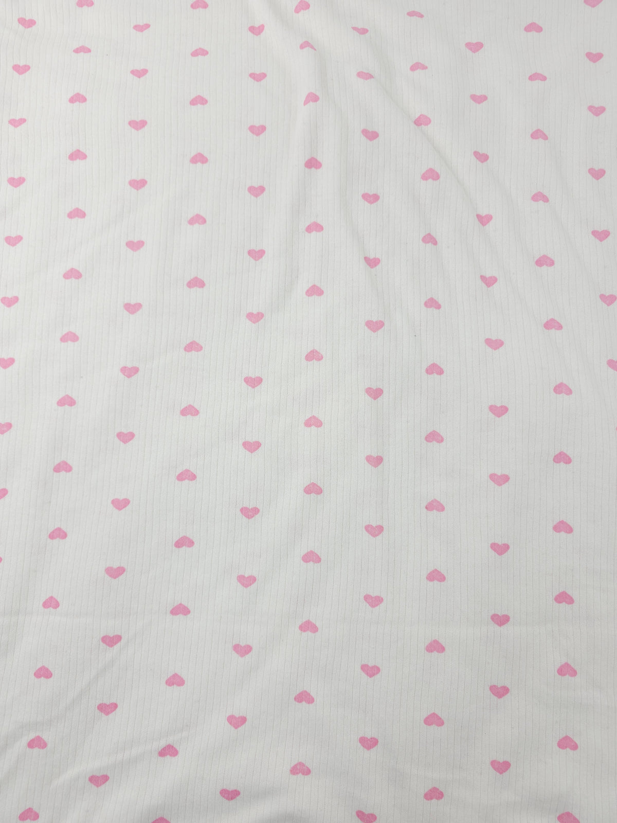 Pink heart Tubular Ribbing (Various sizes)