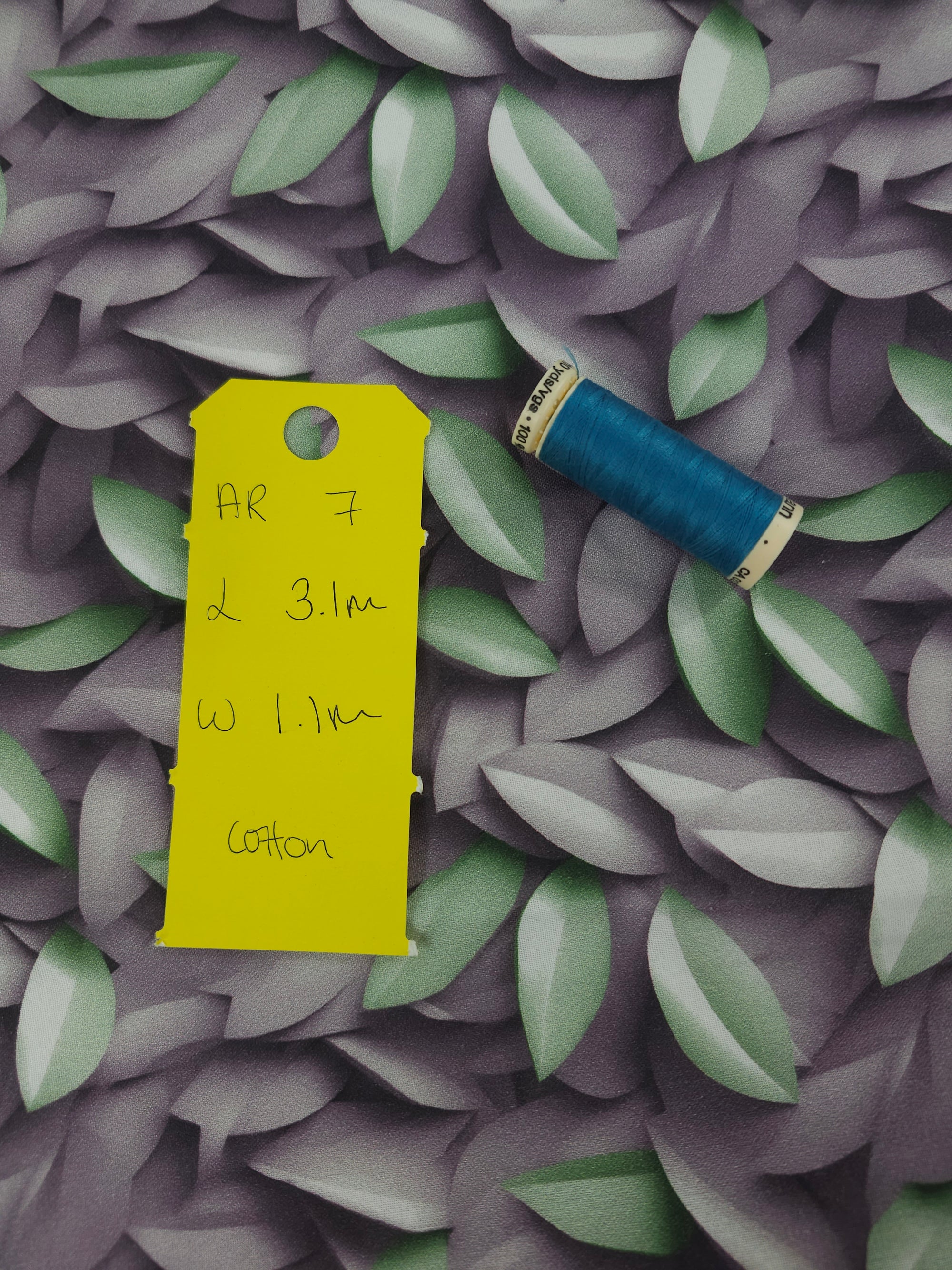 Intelligent leaf Cotton- 3.1m piece