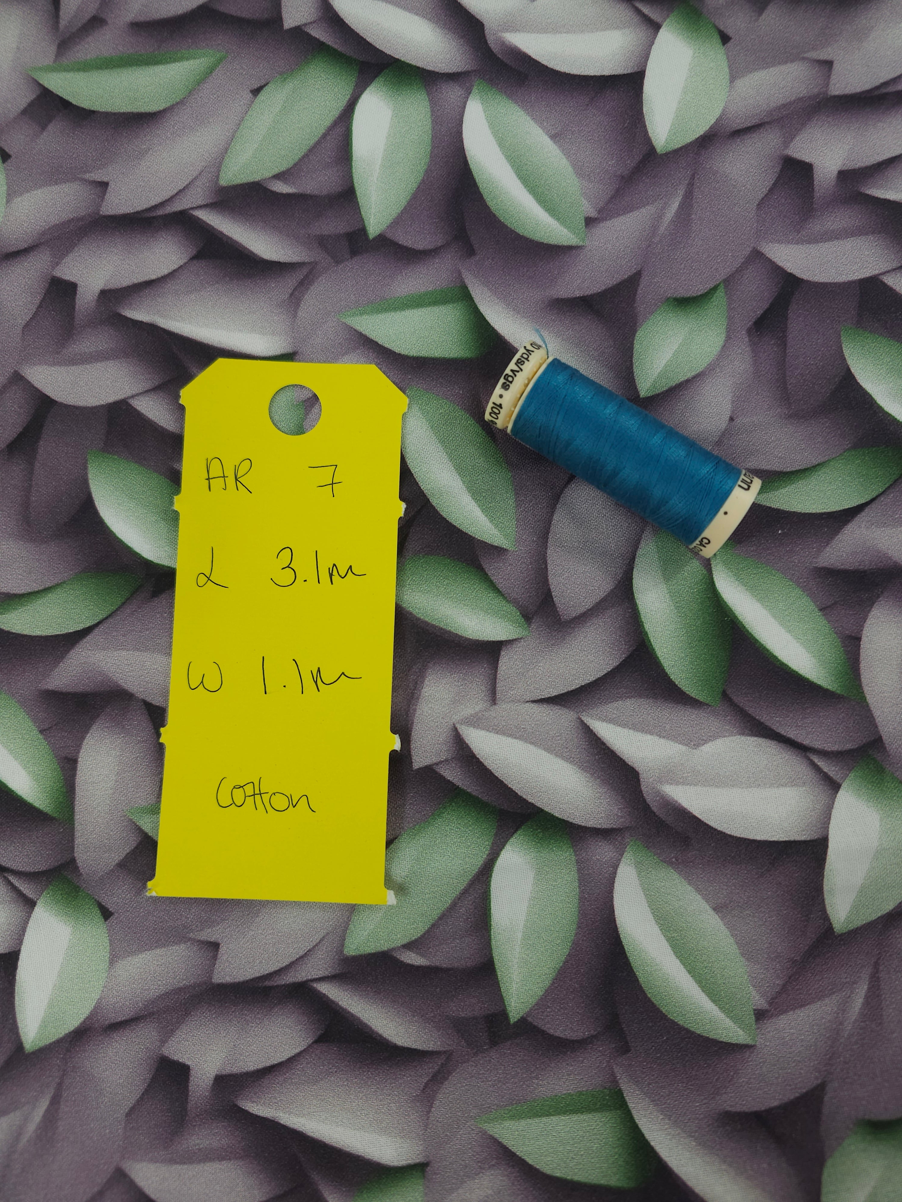 Intelligent leaf Cotton- 3.1m piece