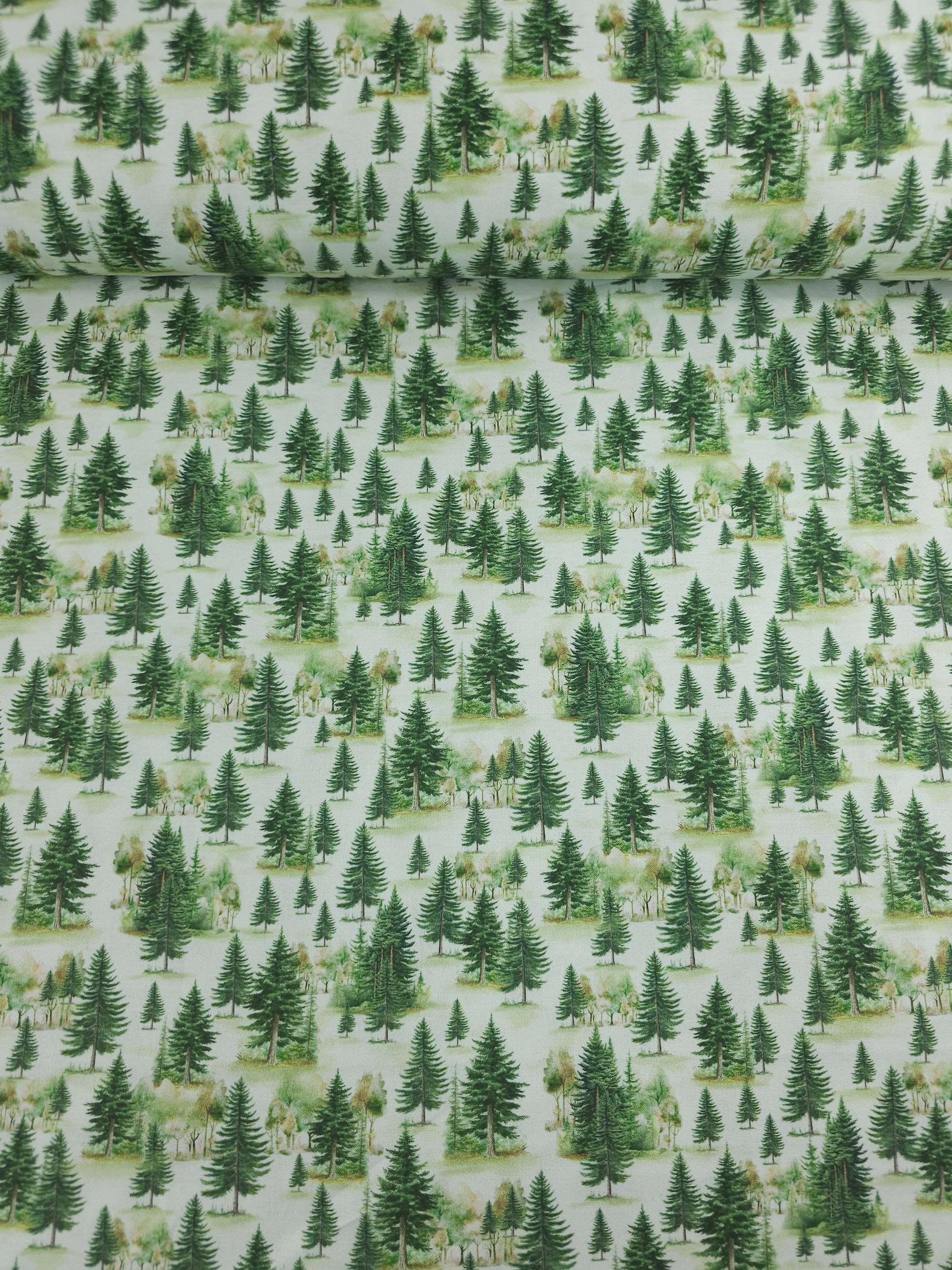 Christmas Tree Forest 100% Cotton