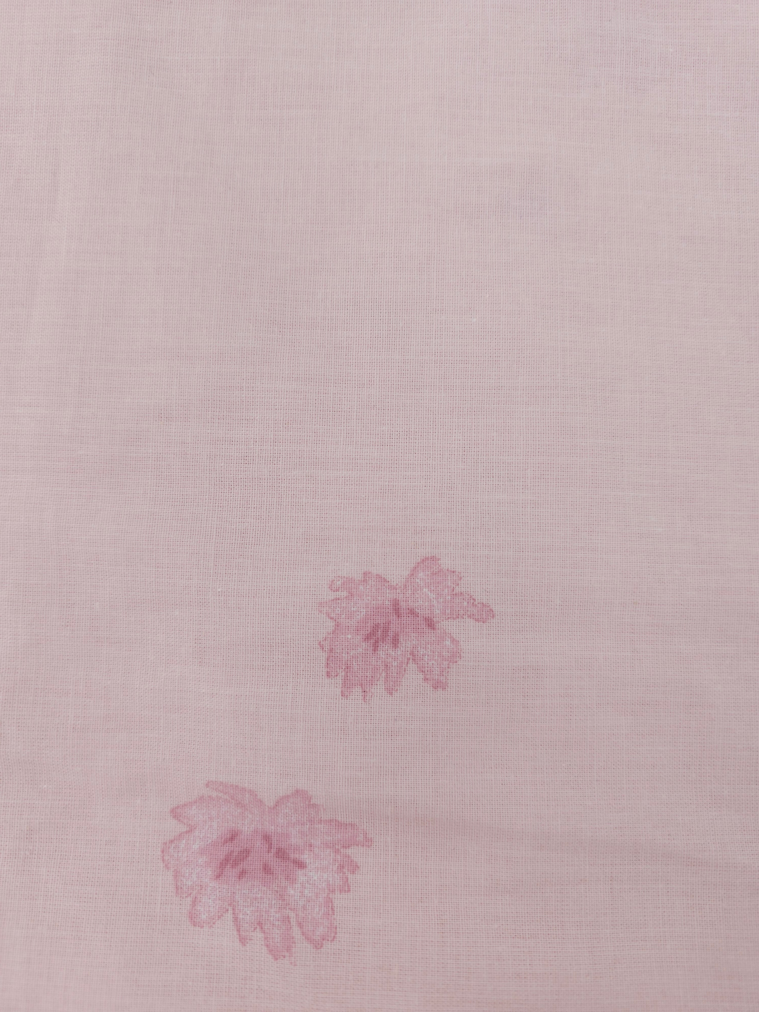 Baby pink flower Cotton- 1m piece