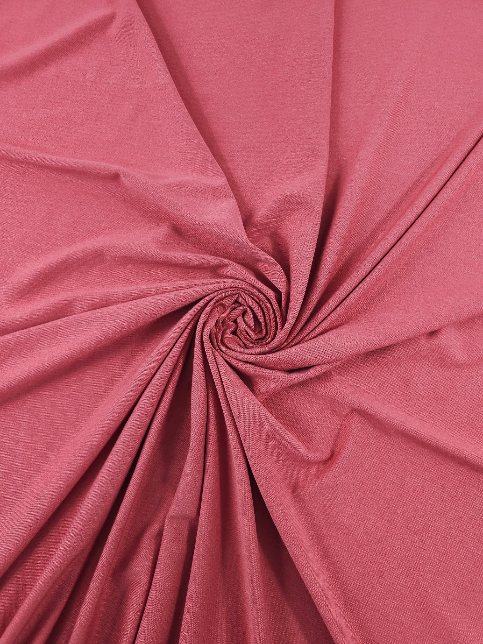 Rosy Pink Organic Bamboo Cotton Jersey