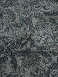  Greyish Brown Paisley Wool Mix