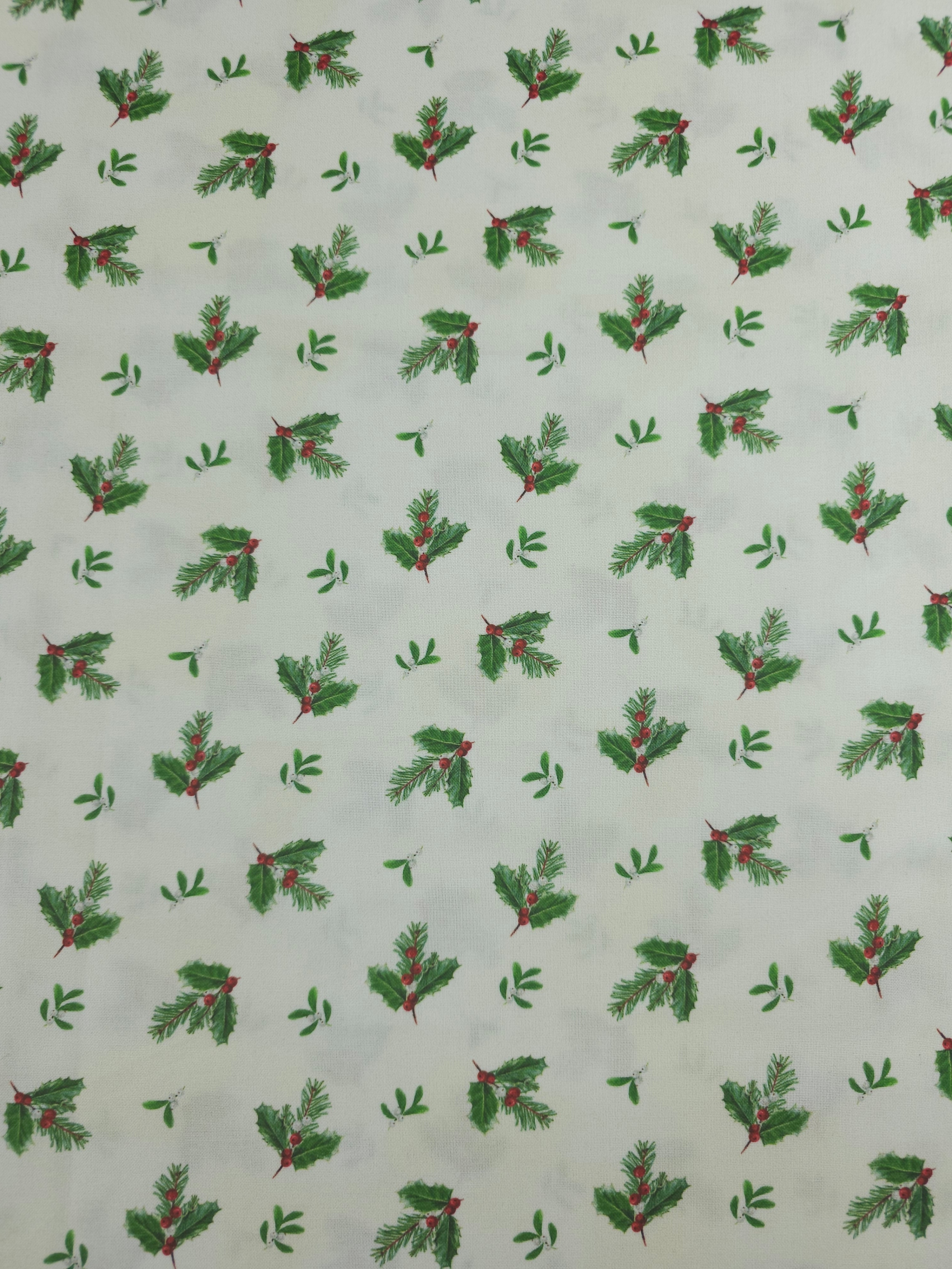 Holly Stem 100% Cotton
