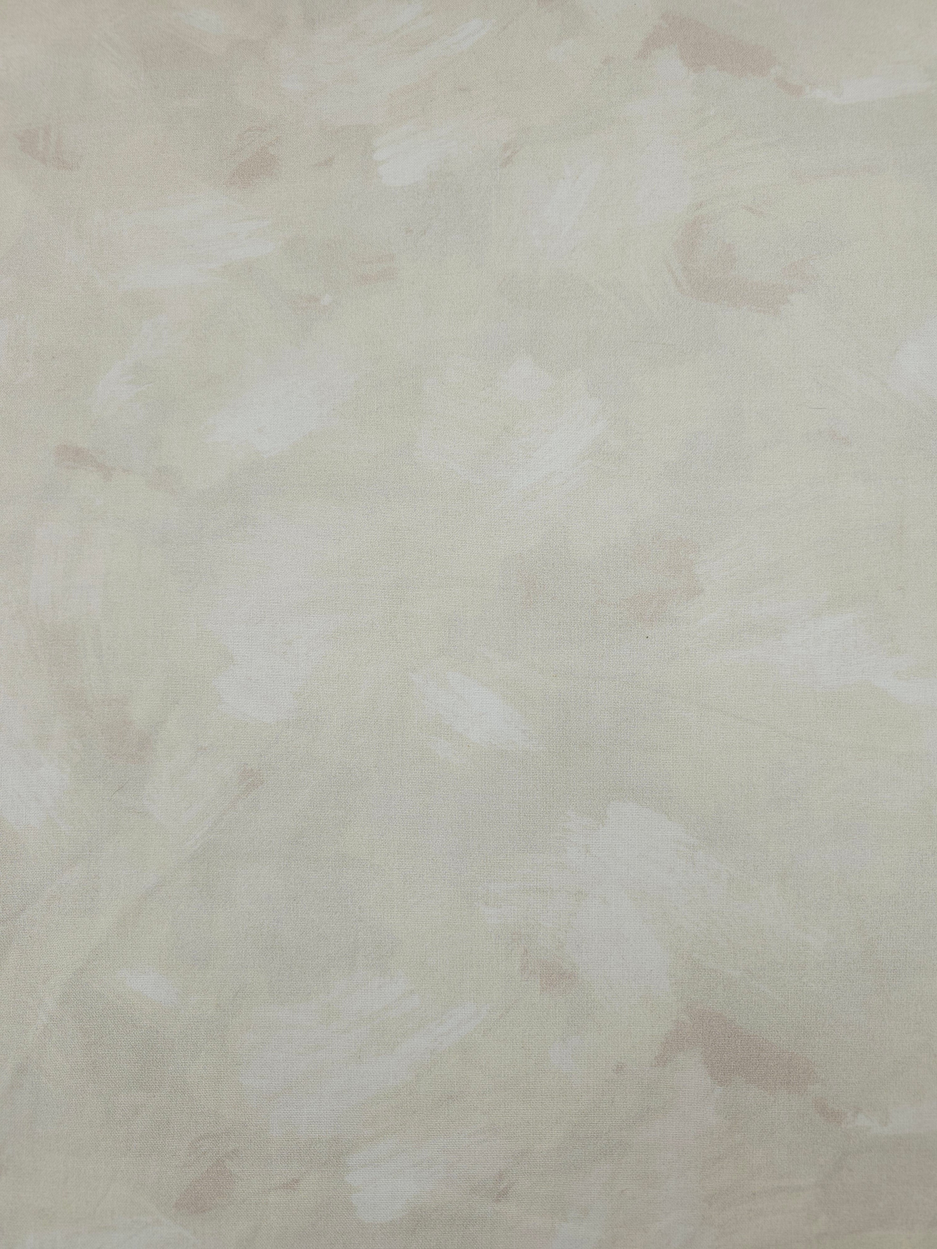 Pale Cream Watercolour Etchings 100% Cotton 106" *EXTRA WIDE*