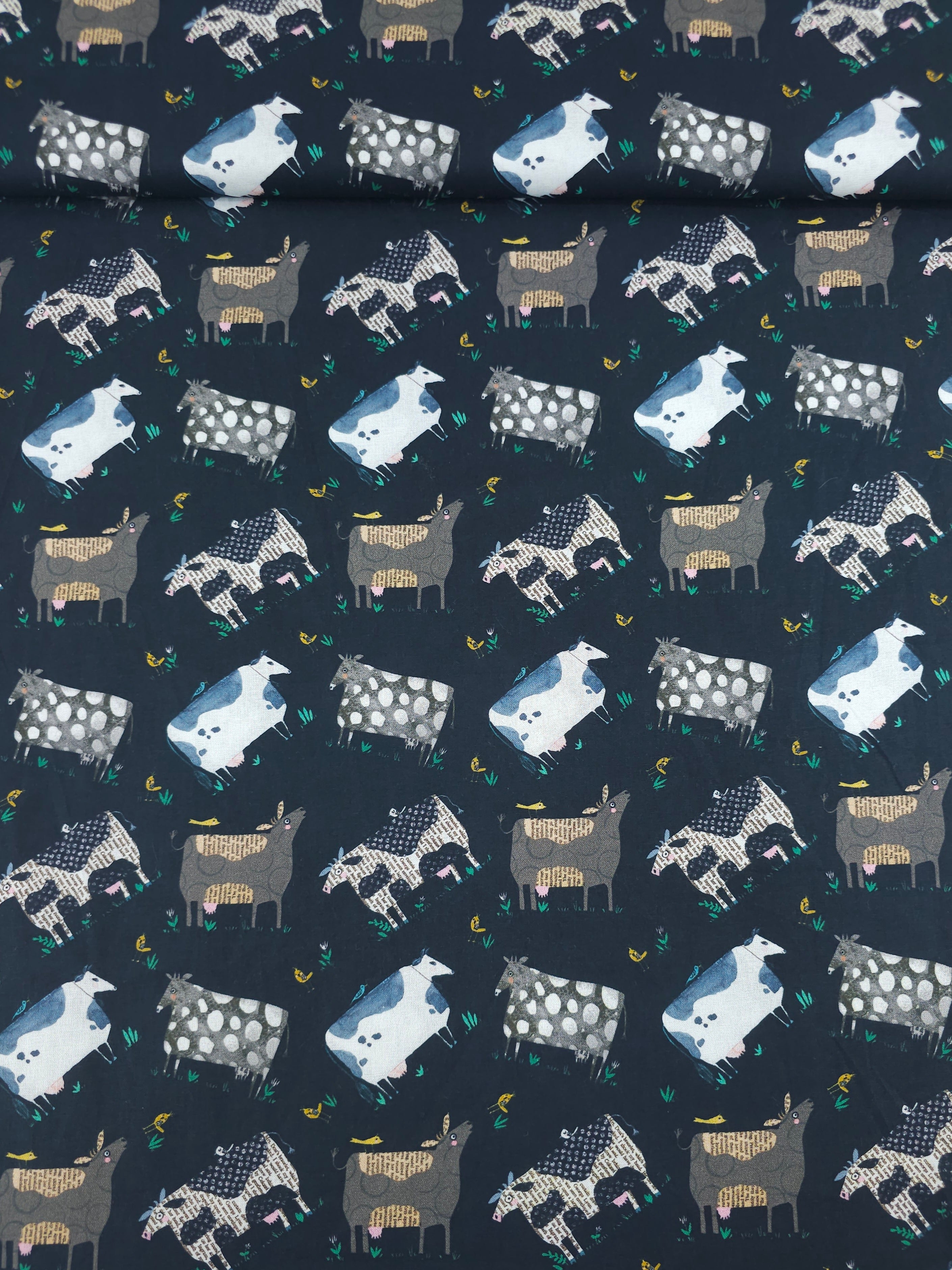 Cows On The Farm 100% Cotton - Benartex
