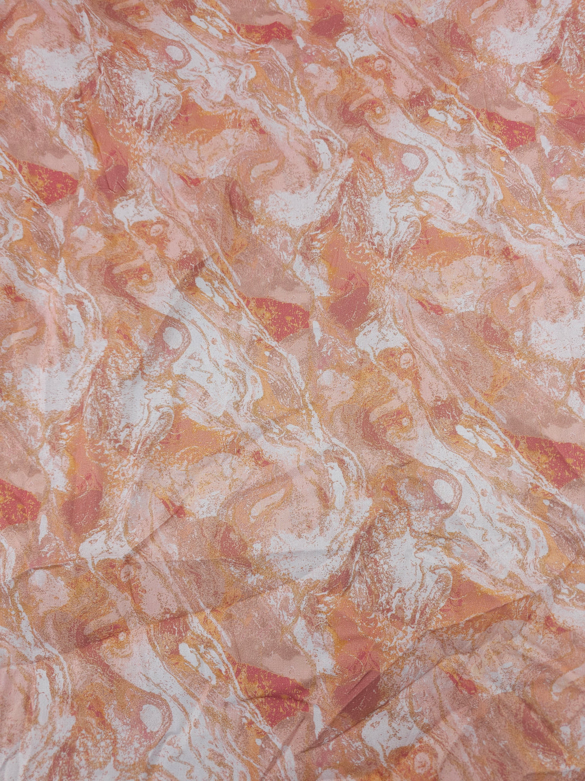 Rose gold/peach marble Cotton (Various Sizes)