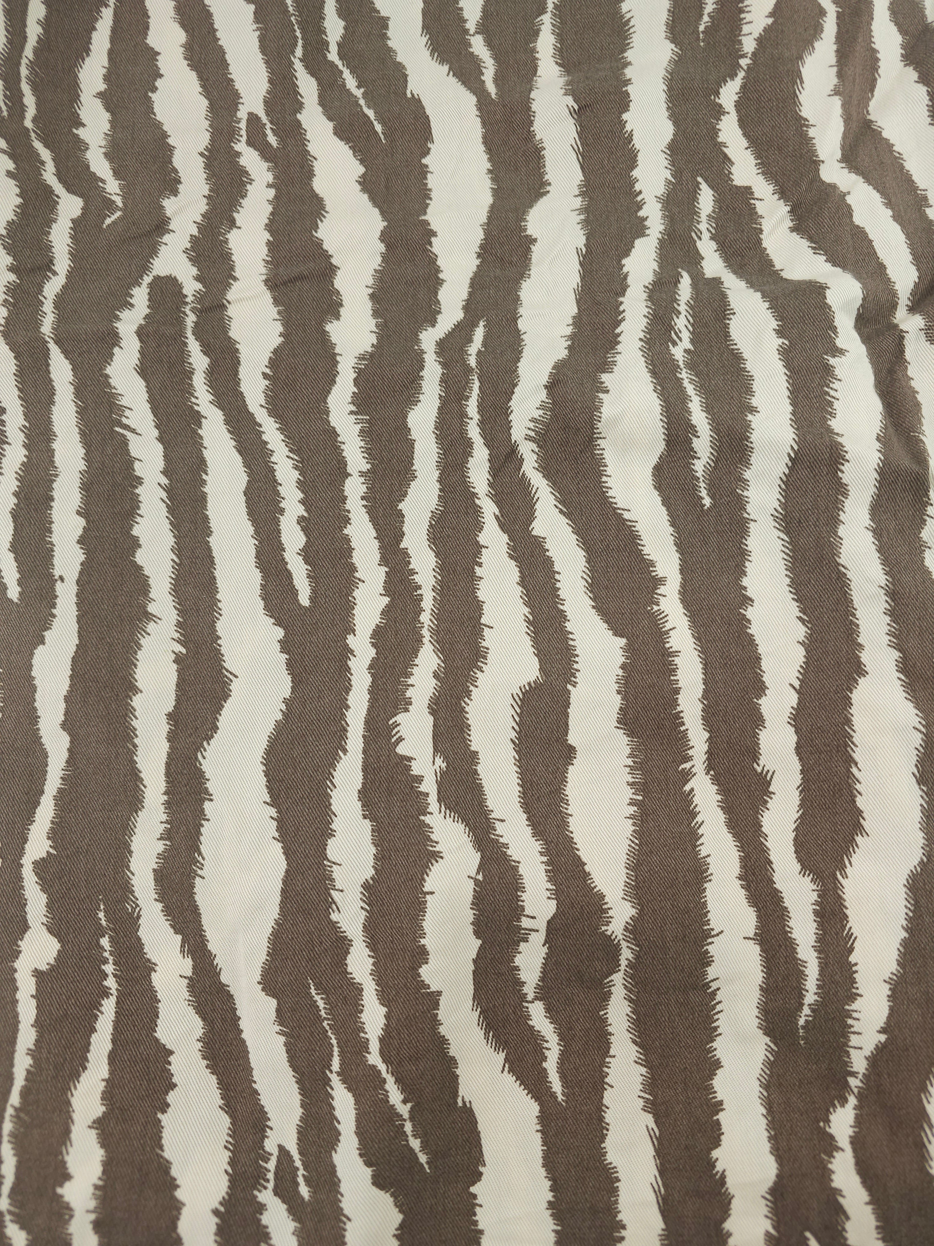 Brown animal print Viscose- 5m piece
