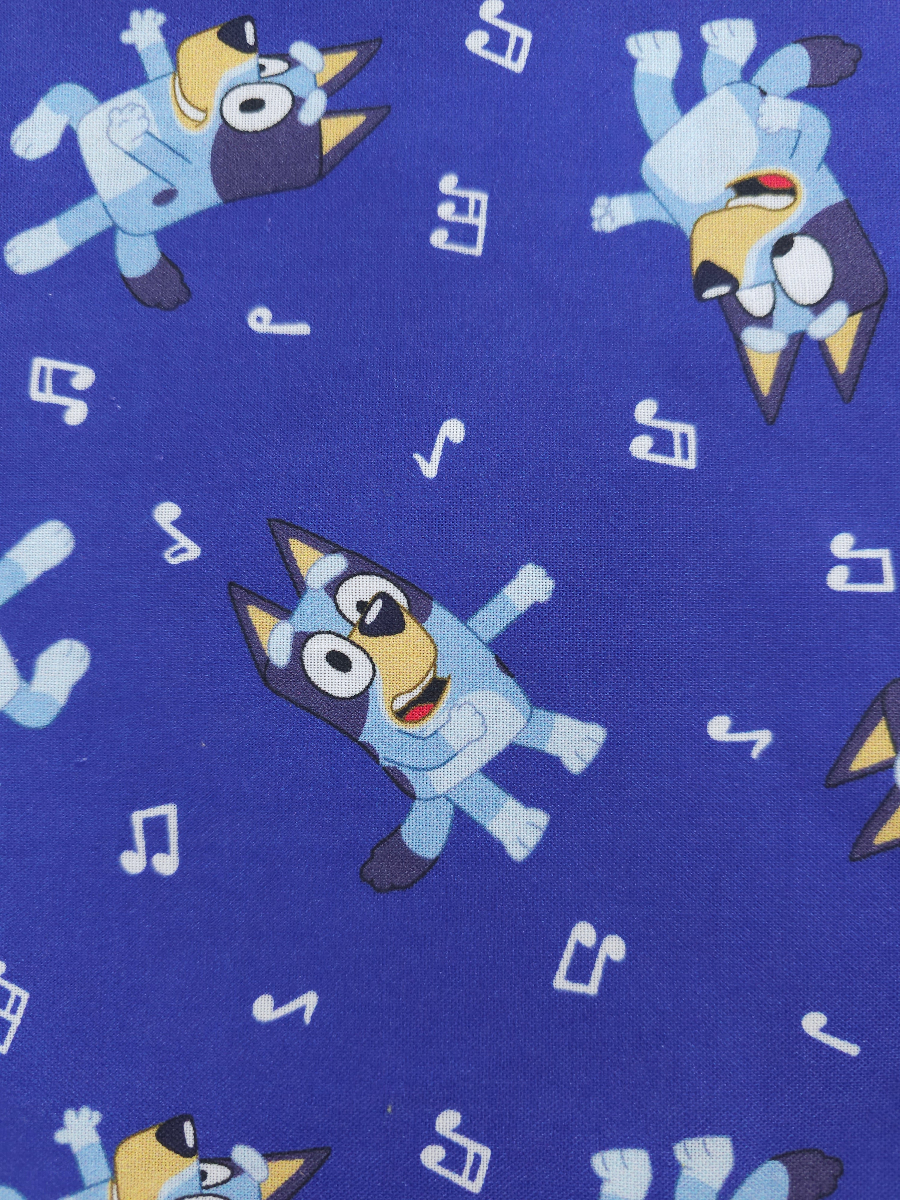 Musical Bluey Cotton- 1m piece