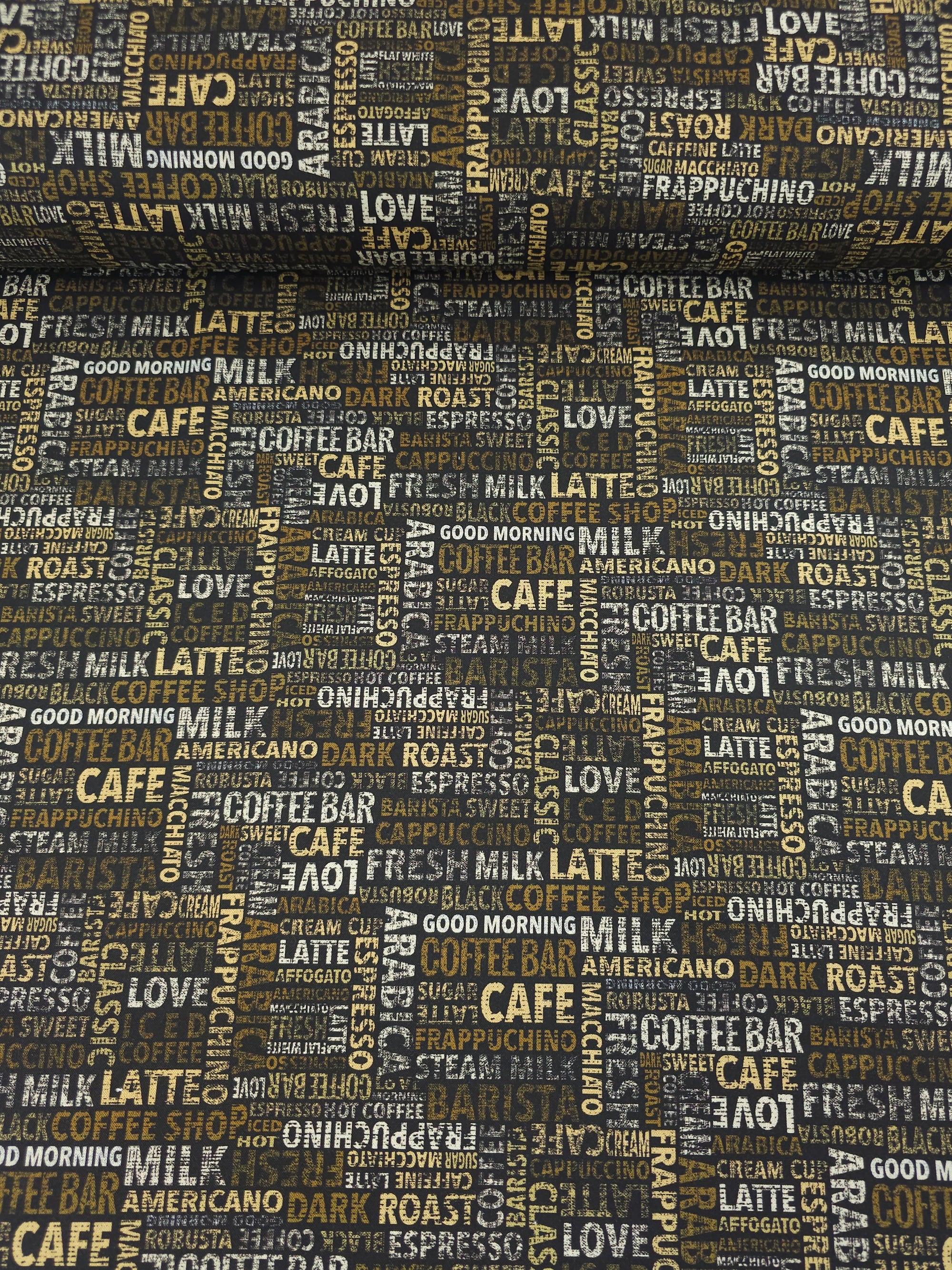 Coffee Bar Menu 100% Cotton