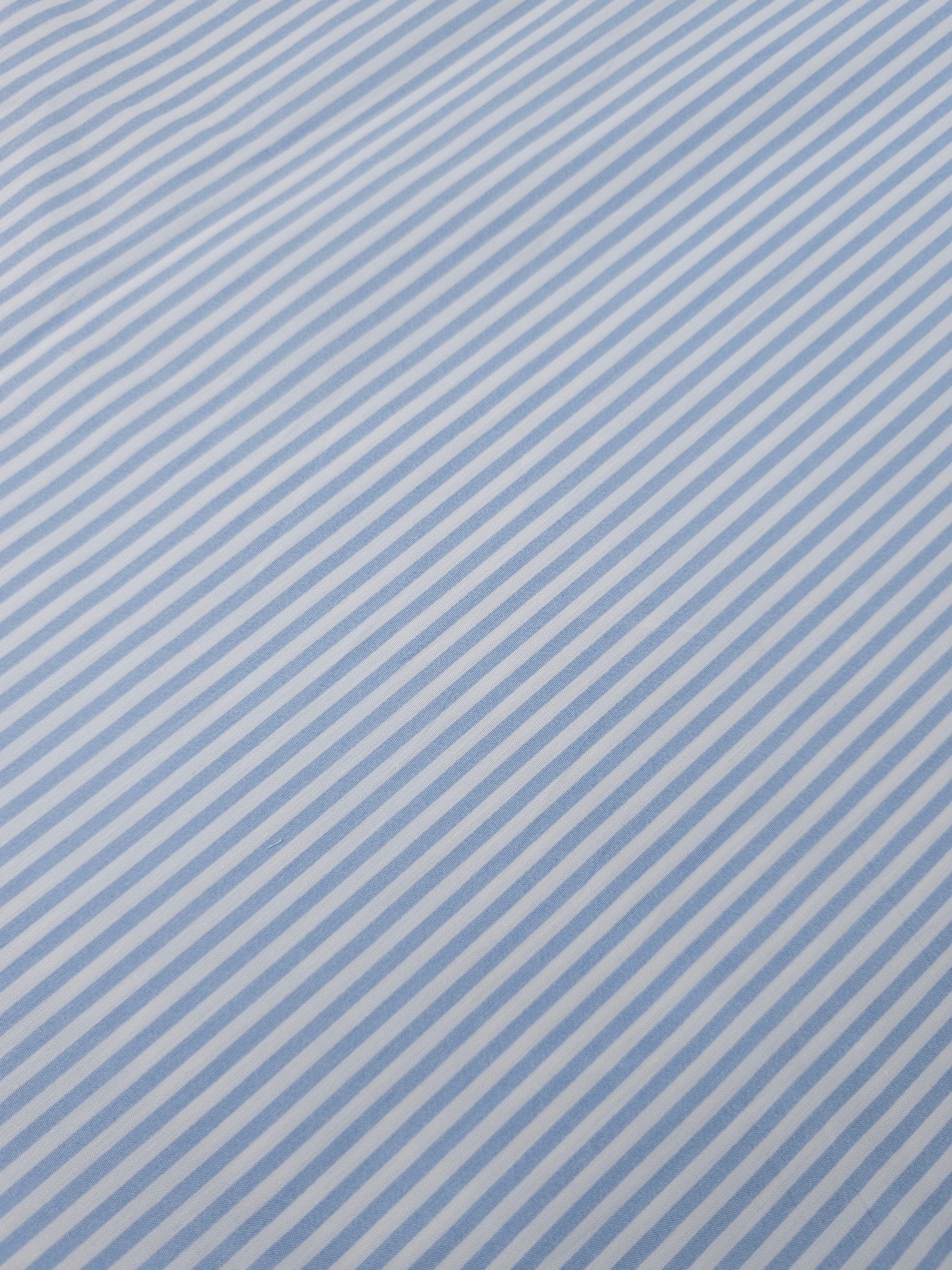 Baby Blue Stripe 100% Cotton *EXTRA WIDE*