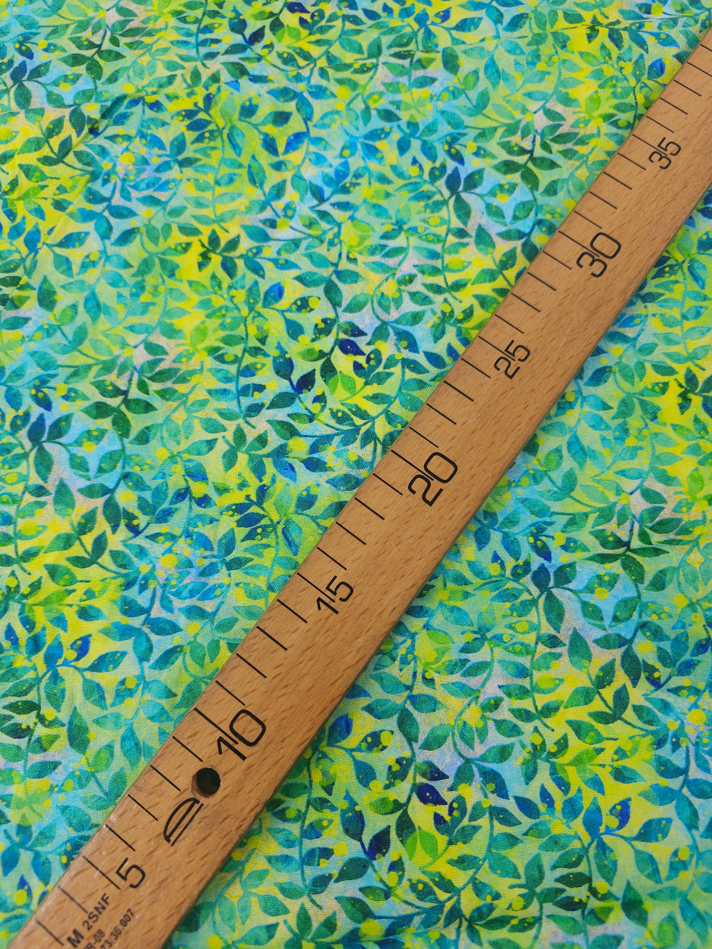 Green/Blue Leaf Concerto 100% Cotton