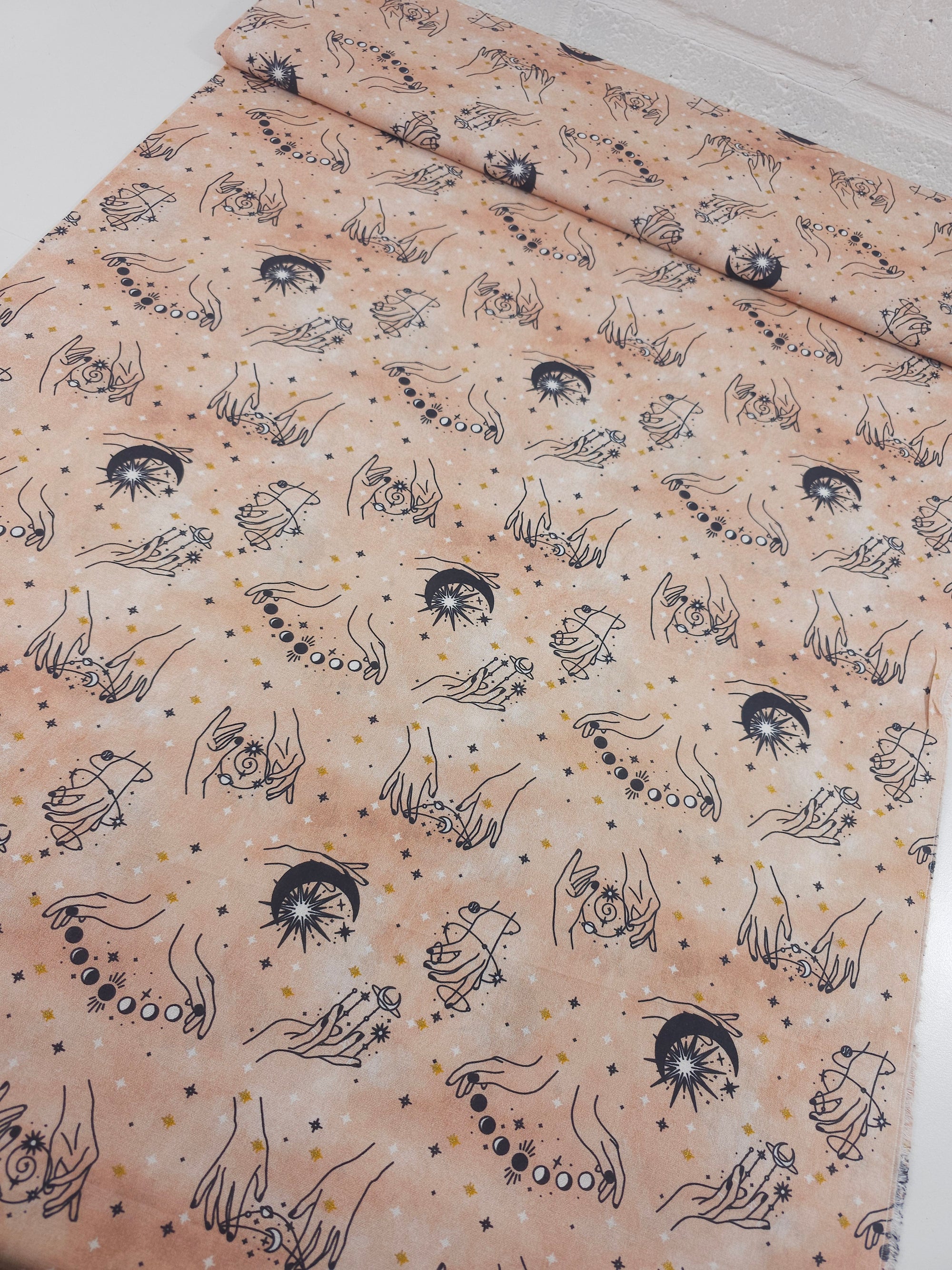 Mystic Moon Phases 100% Cotton