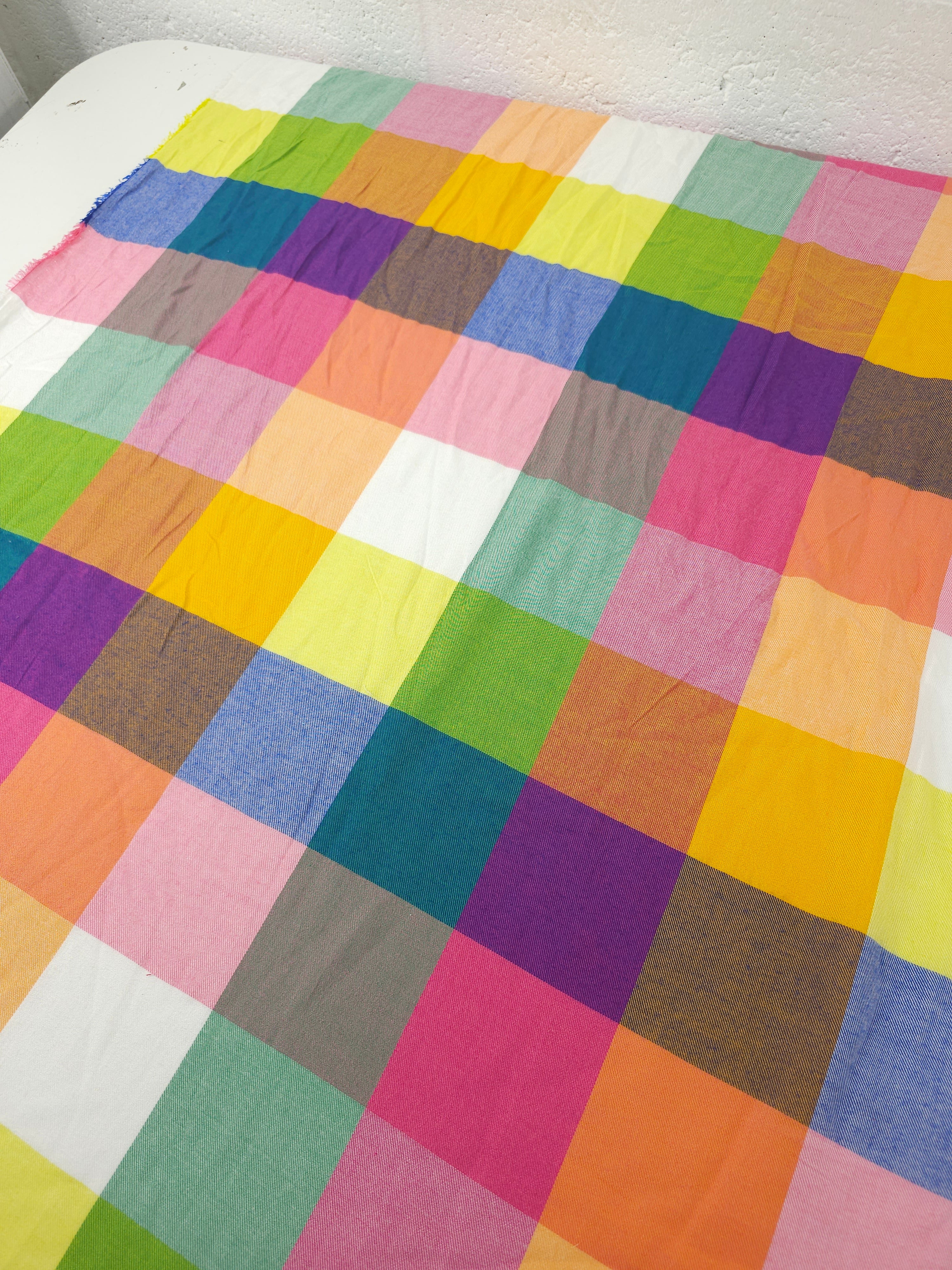 Elmer Multicolour Square Check Viscose *PRE-ORDER*