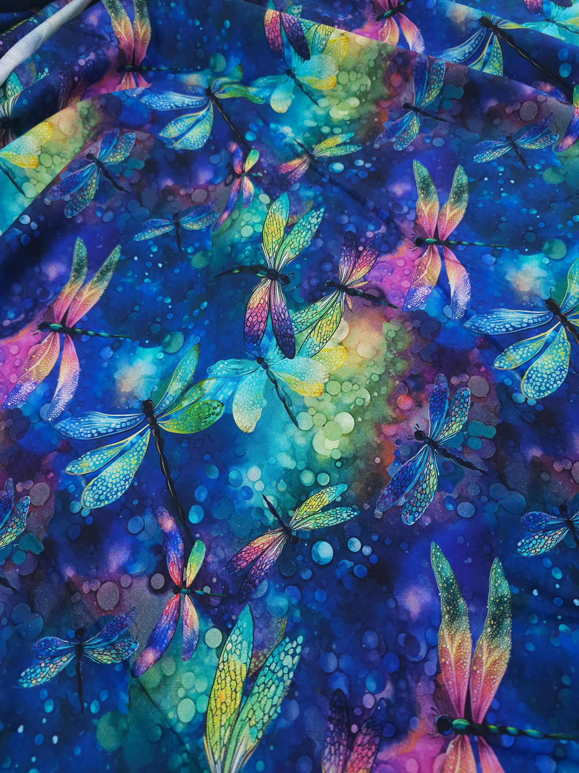 Midnight Dragonfly Illusion 100% Cotton 106” *EXTRA WIDE*