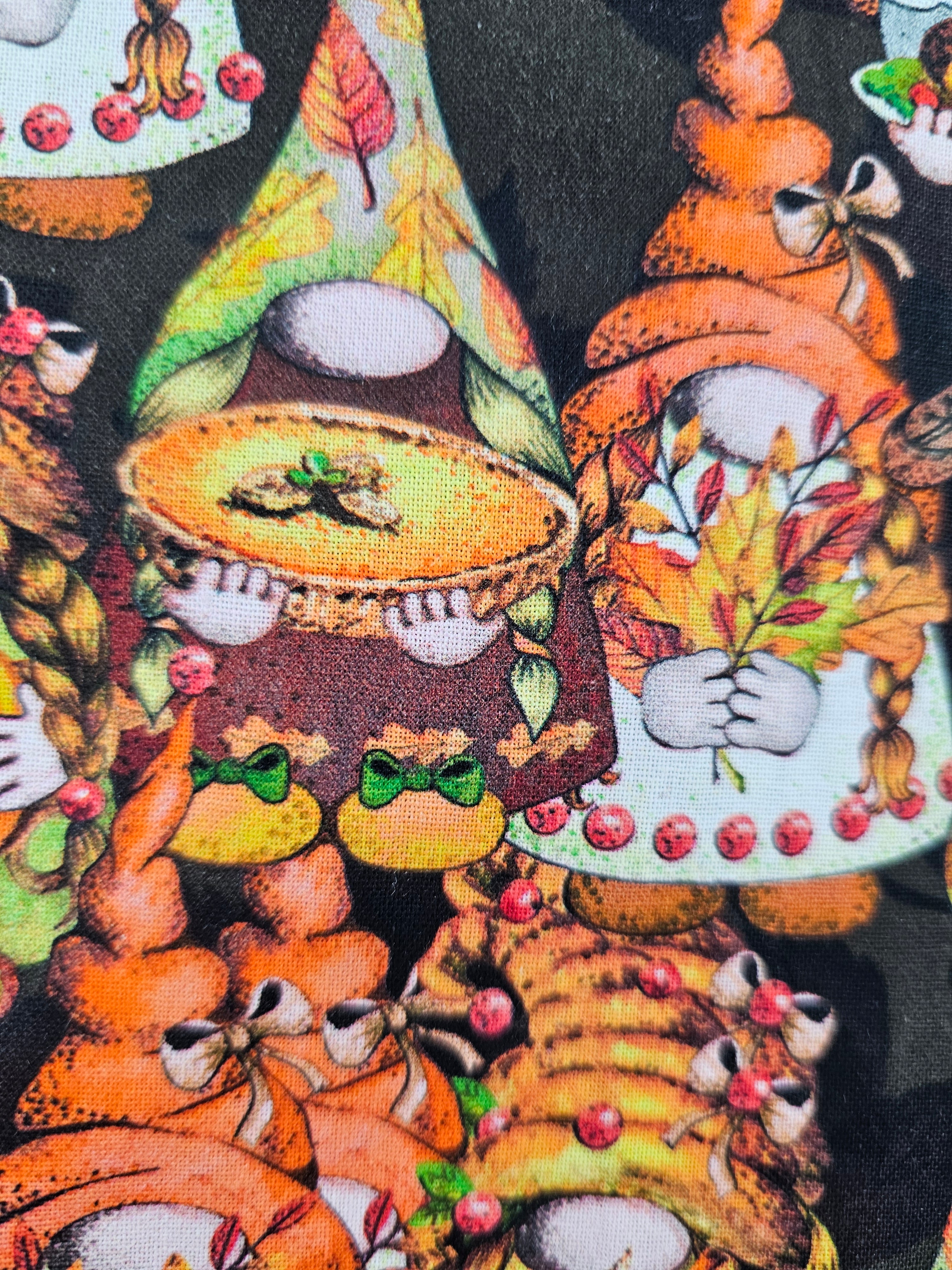 Fall Harvest Gnomes Cotton - 2.7m Piece