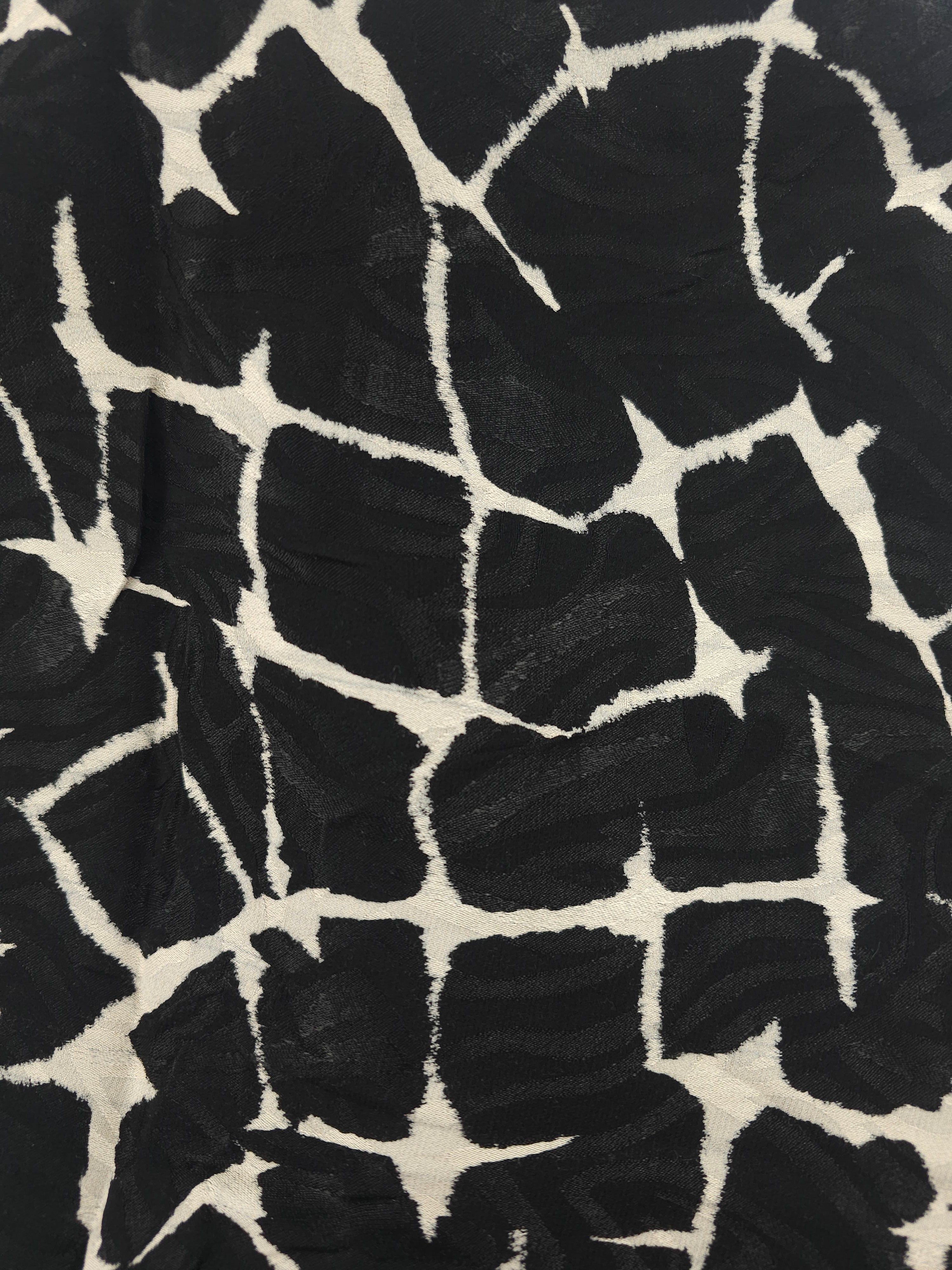 Black giraffe Viscose- 1.6m piece