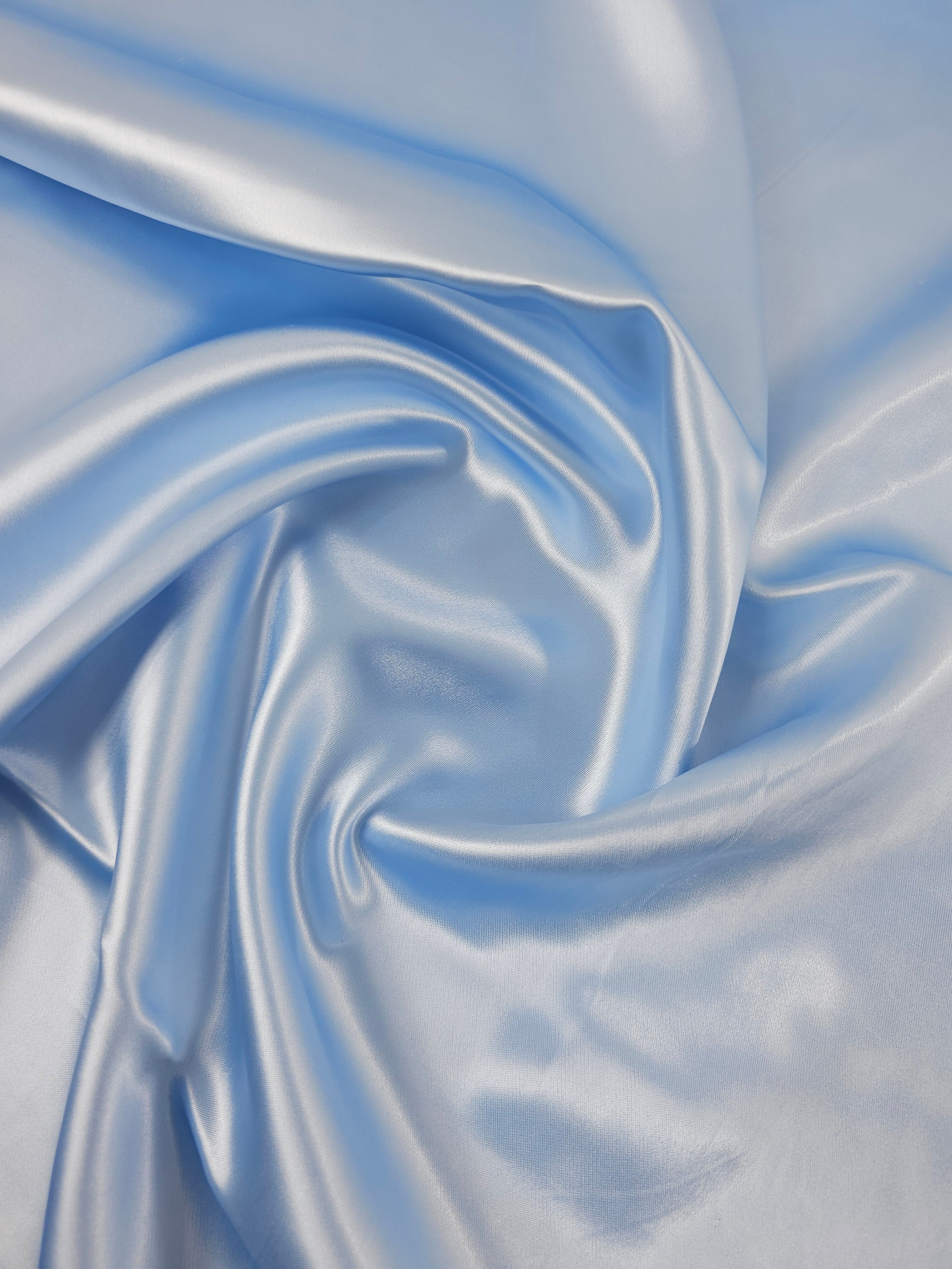 Baby Blue Liquid Satin