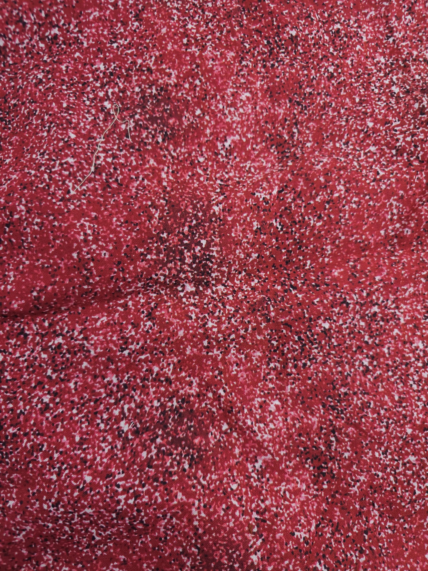Speckled Cranberry Cotton - 1.2m Piece