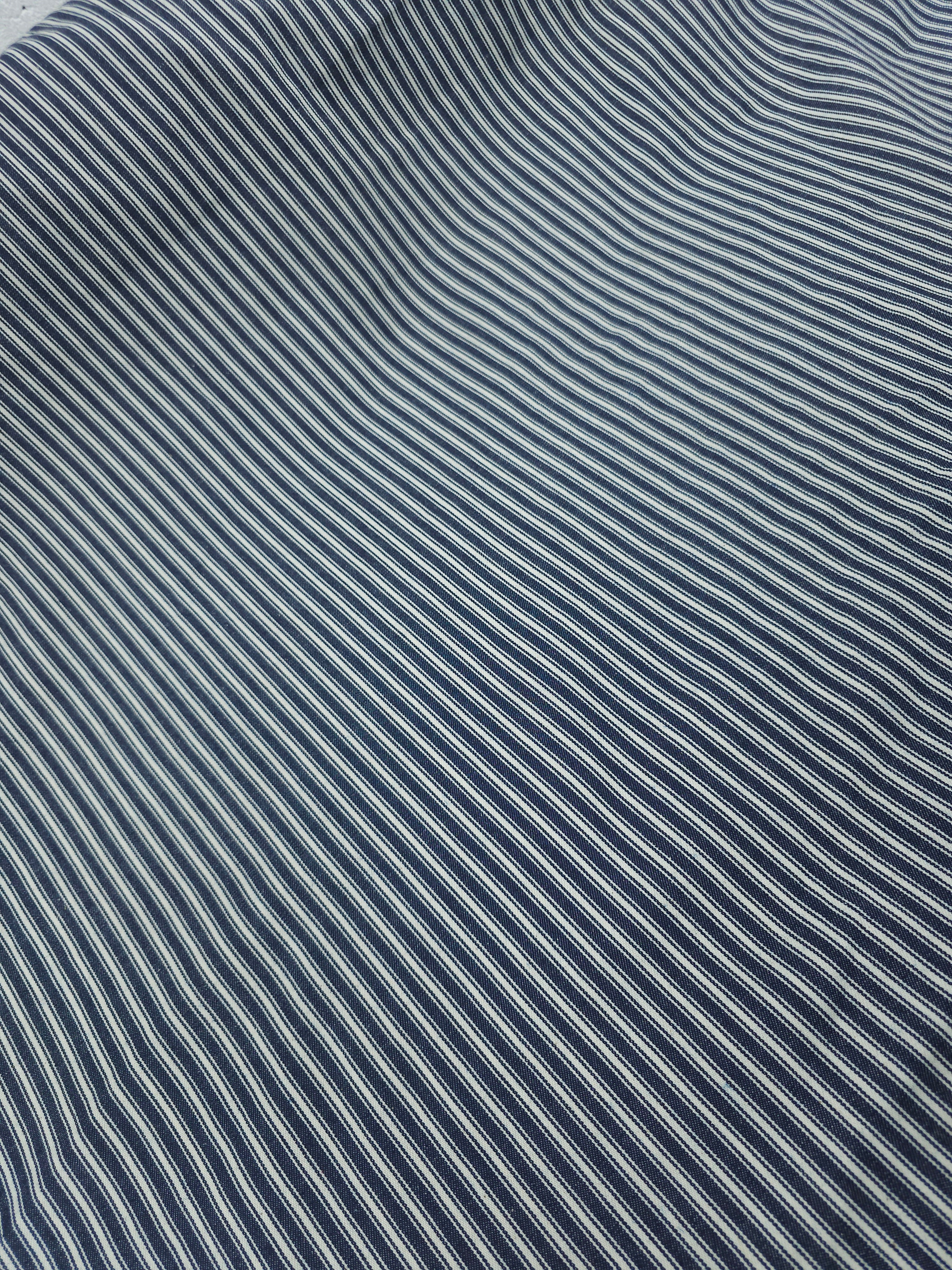 Navy Stripe Denim