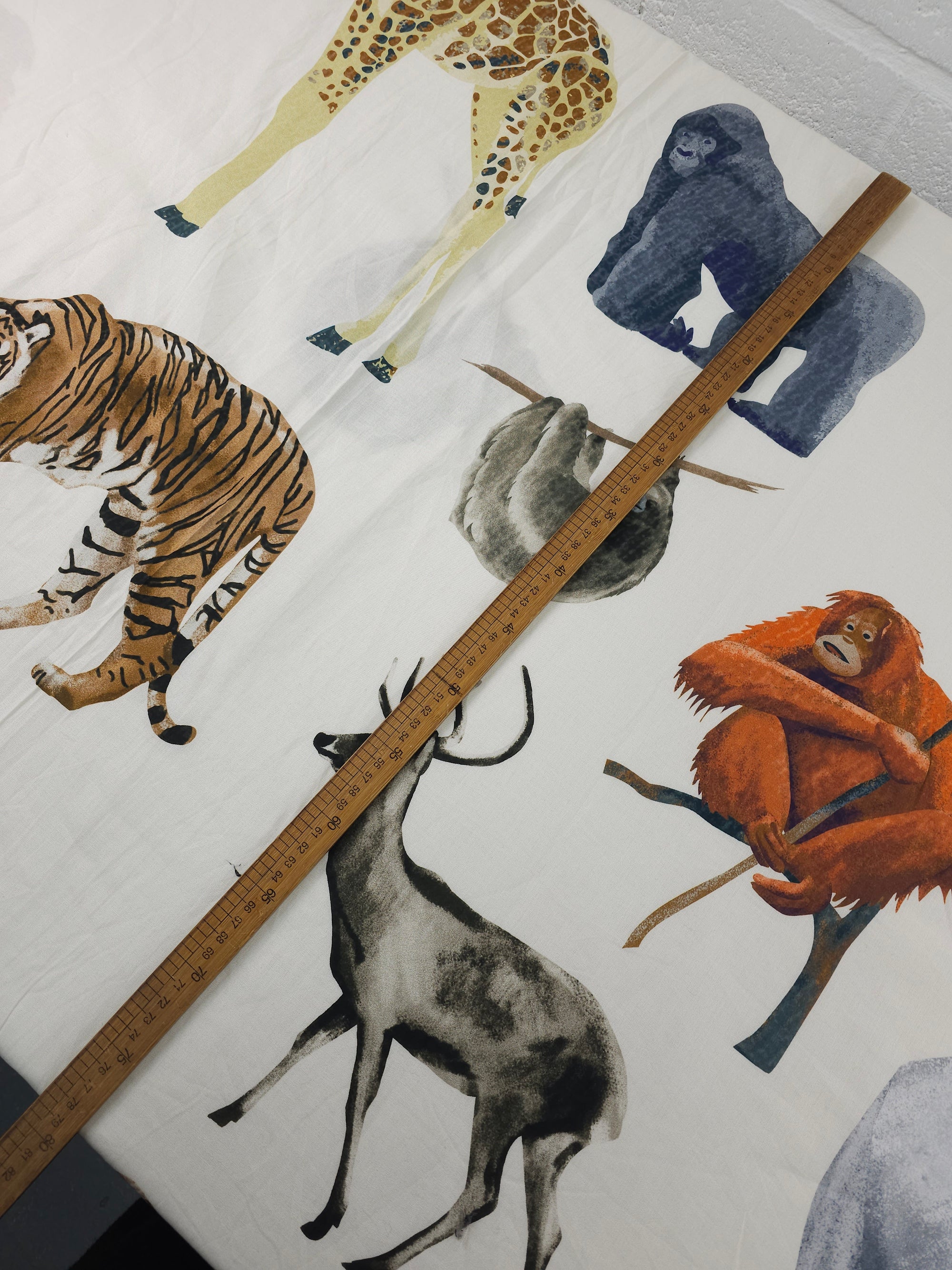 Safari Animals 100% Cotton 114" *EXTRA WIDE* - 2m Panel