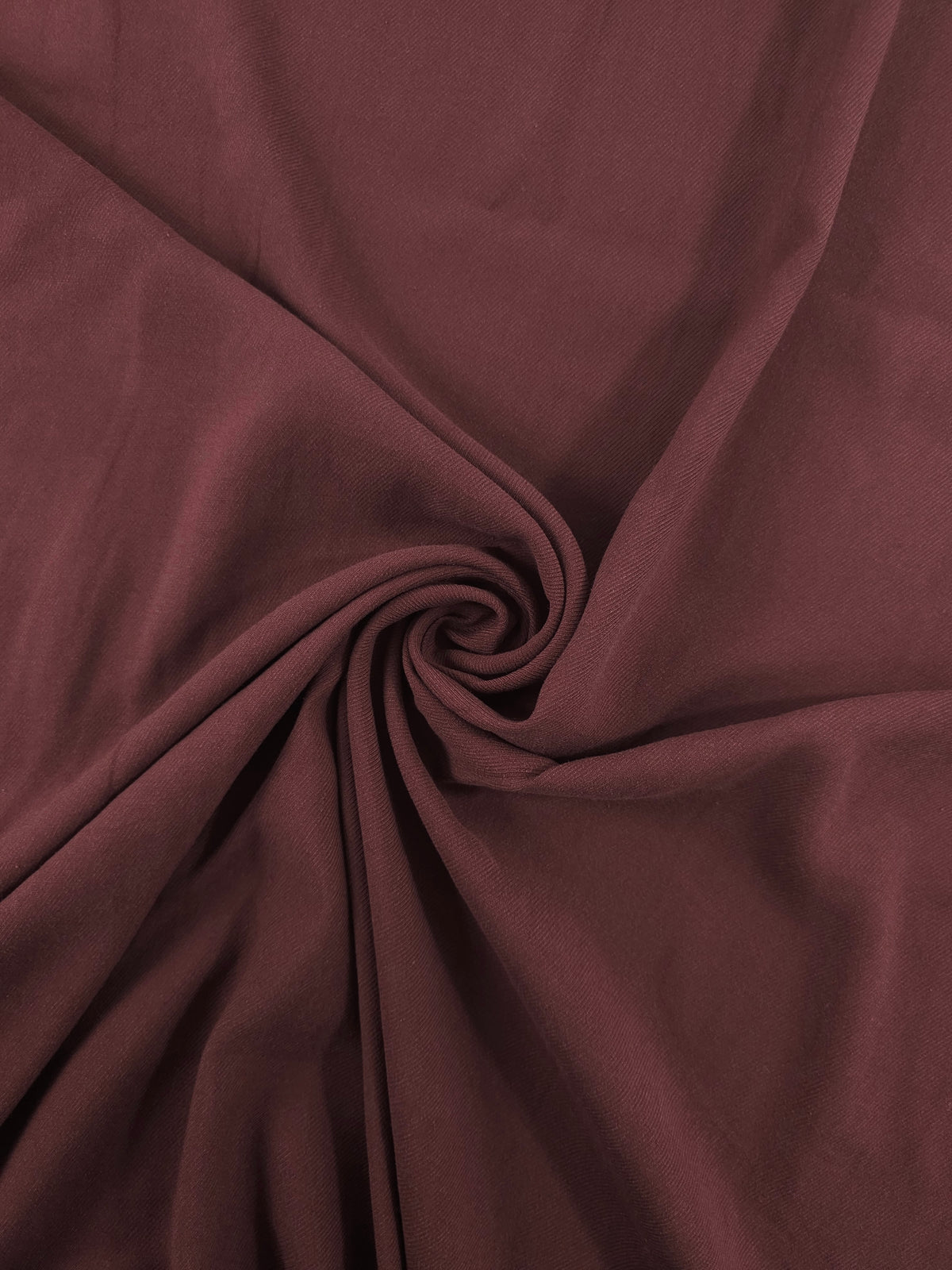 Burgundy Sandwashed Tencel Twill