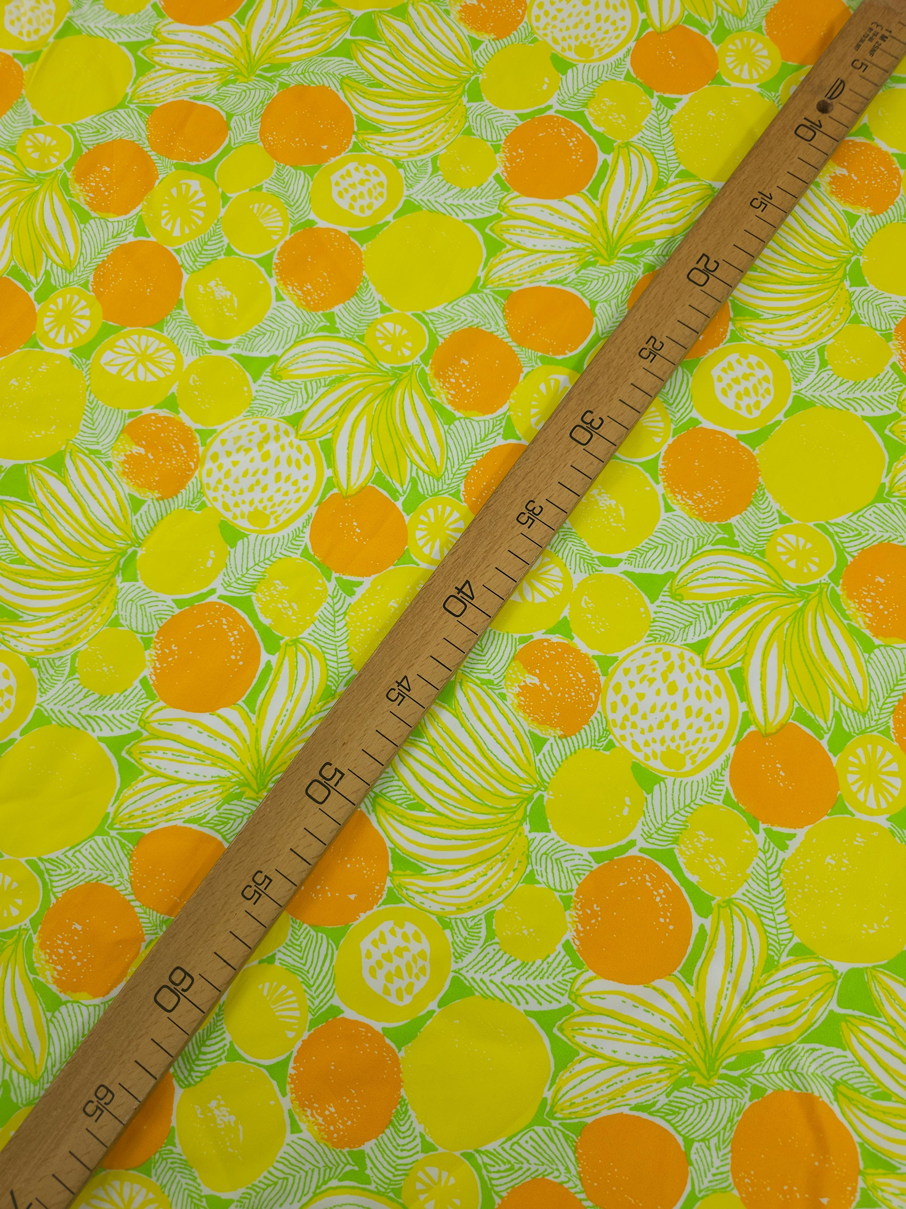 Tropical Fruit Palm Cotton Poplin - Lilly Pulitzer