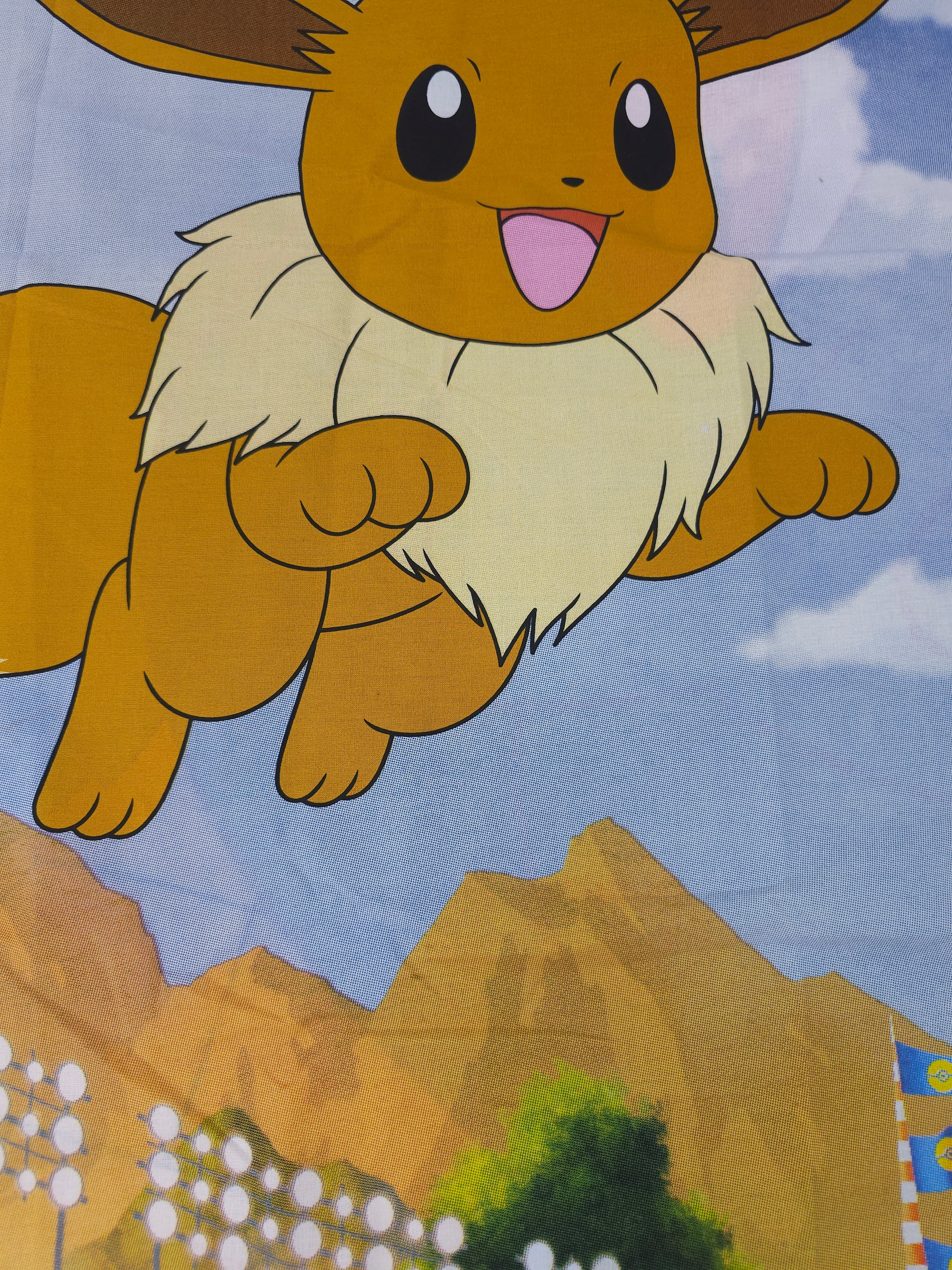 Gen 1 Pokemon races Cotton panel- 2m piece