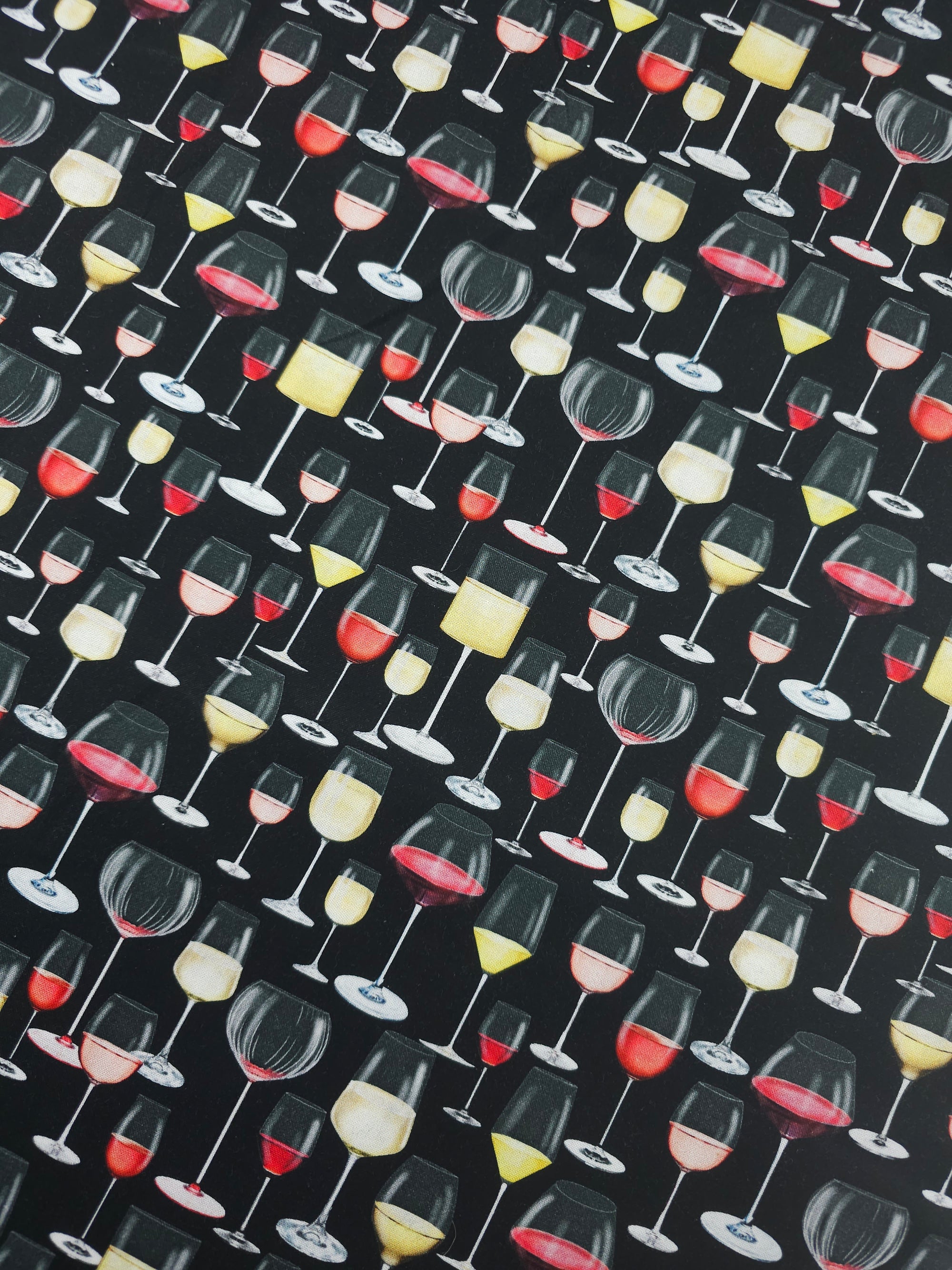 Wine Glasses 100% Cotton