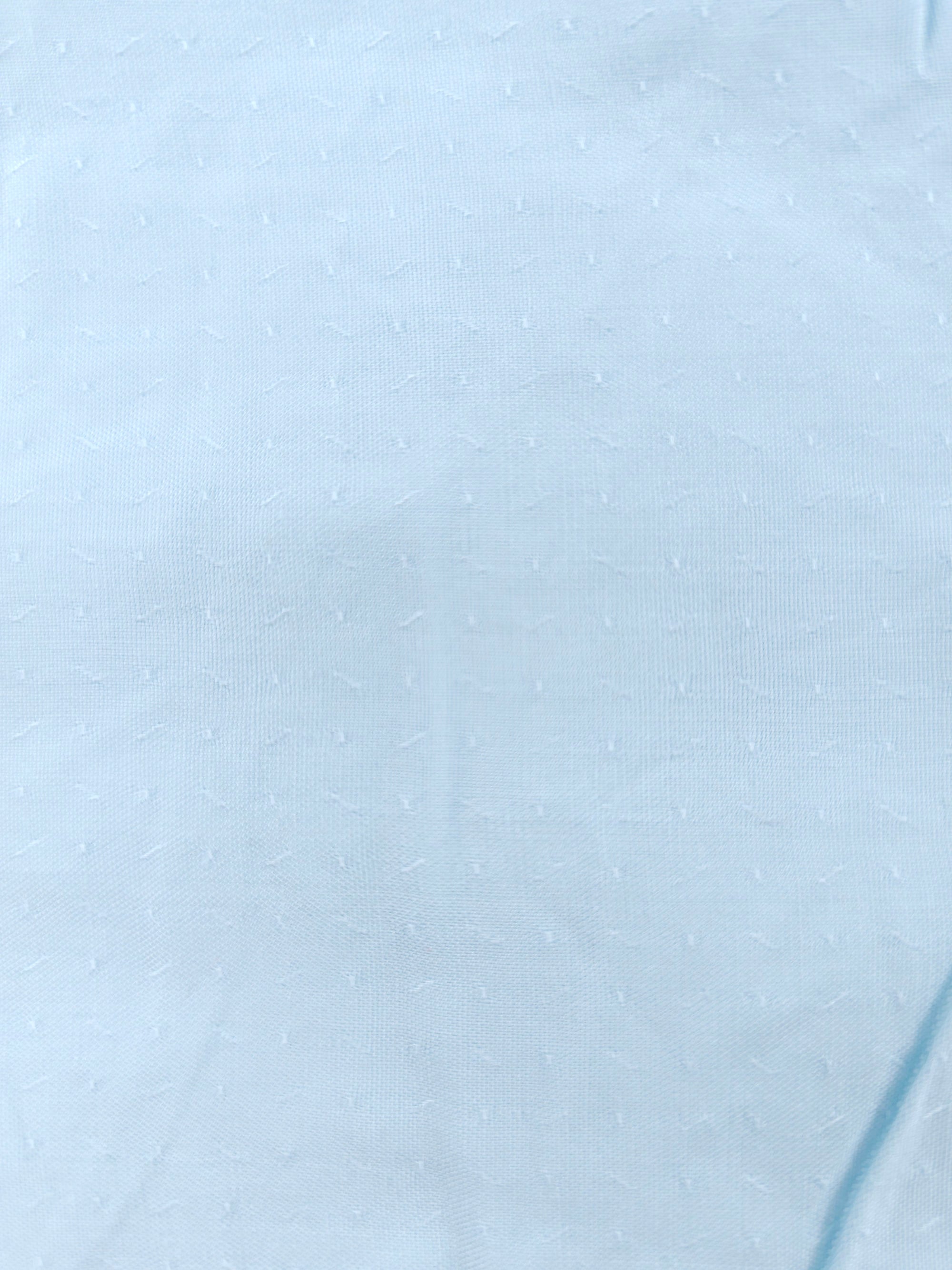 Baby blue dotted detailed Viscose- 6m piece