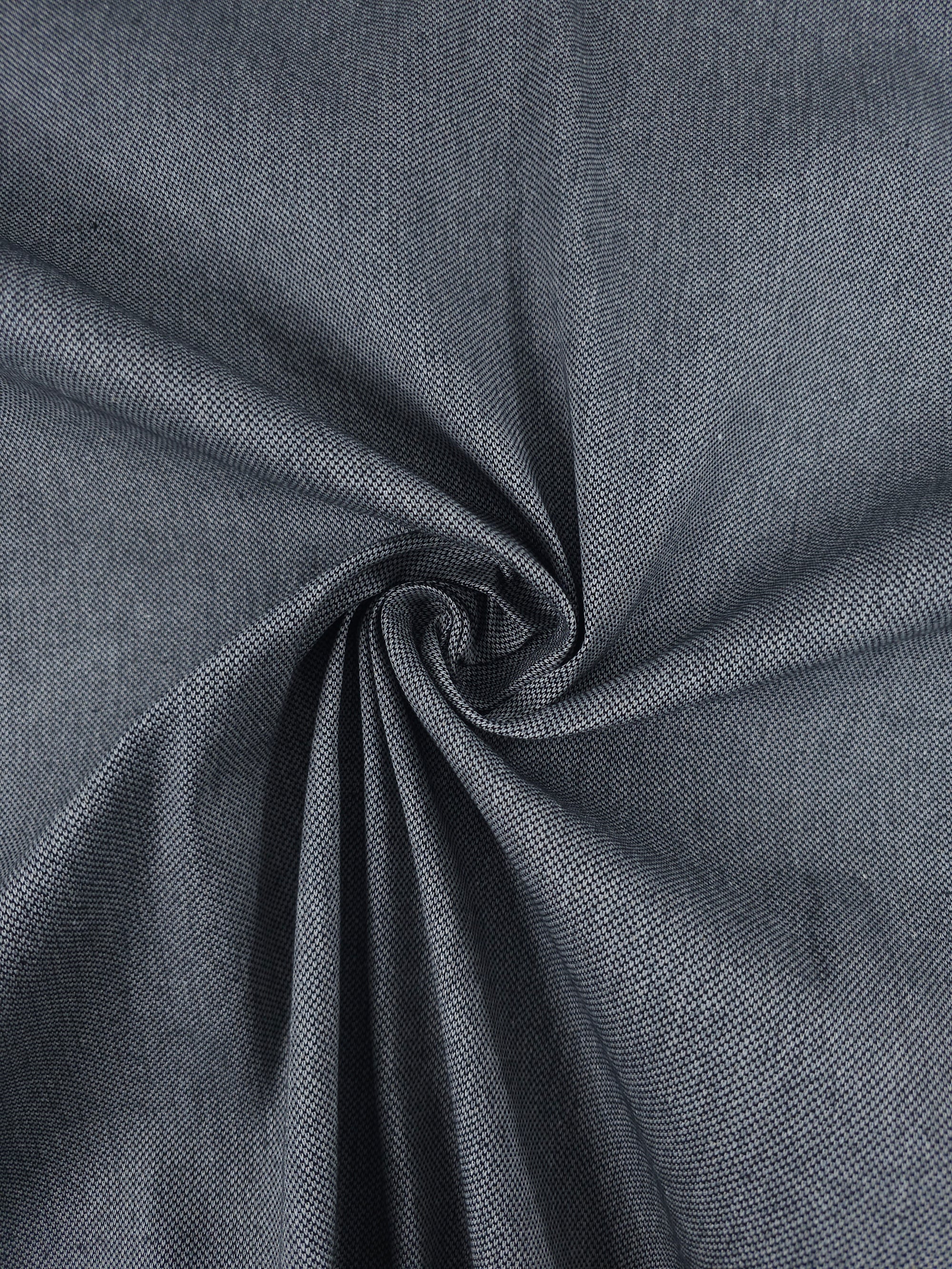 Black Pique Denim