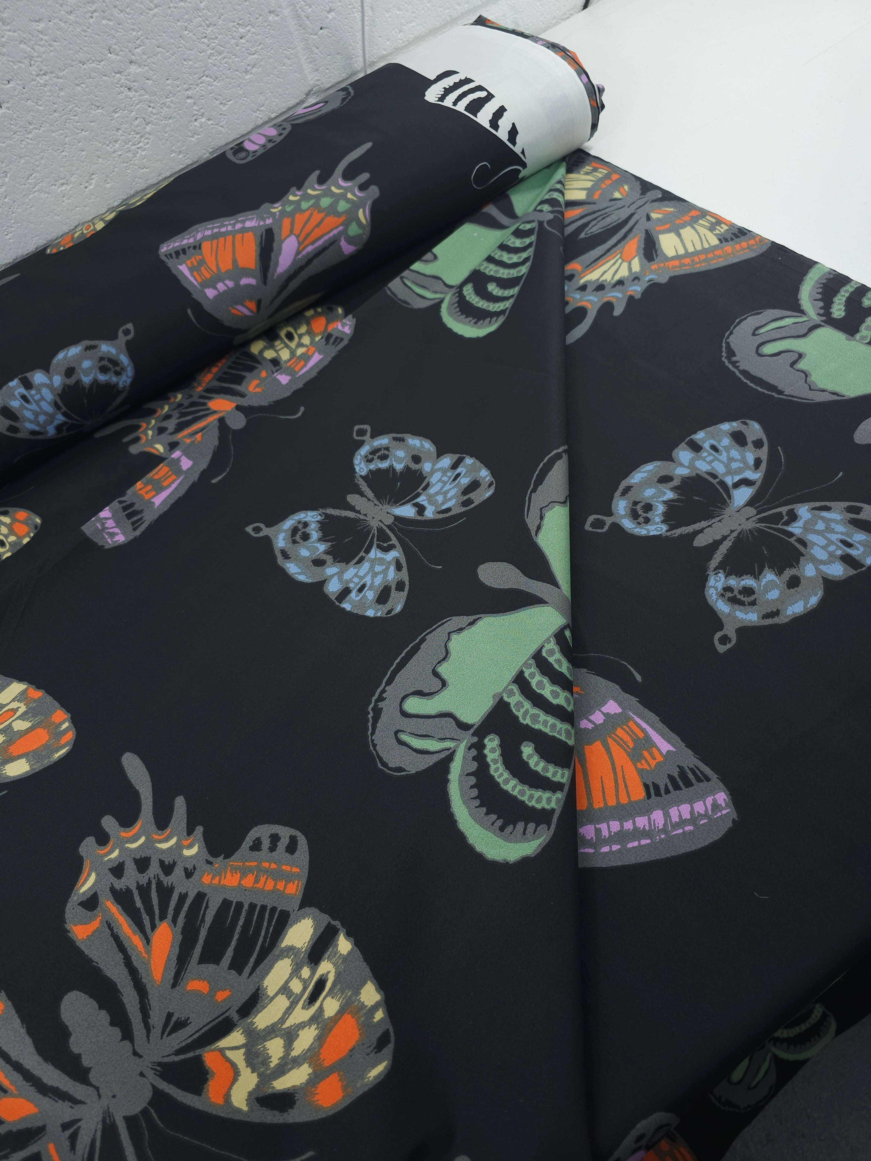 Large Butterfly Kingdom 100% Cotton 106"