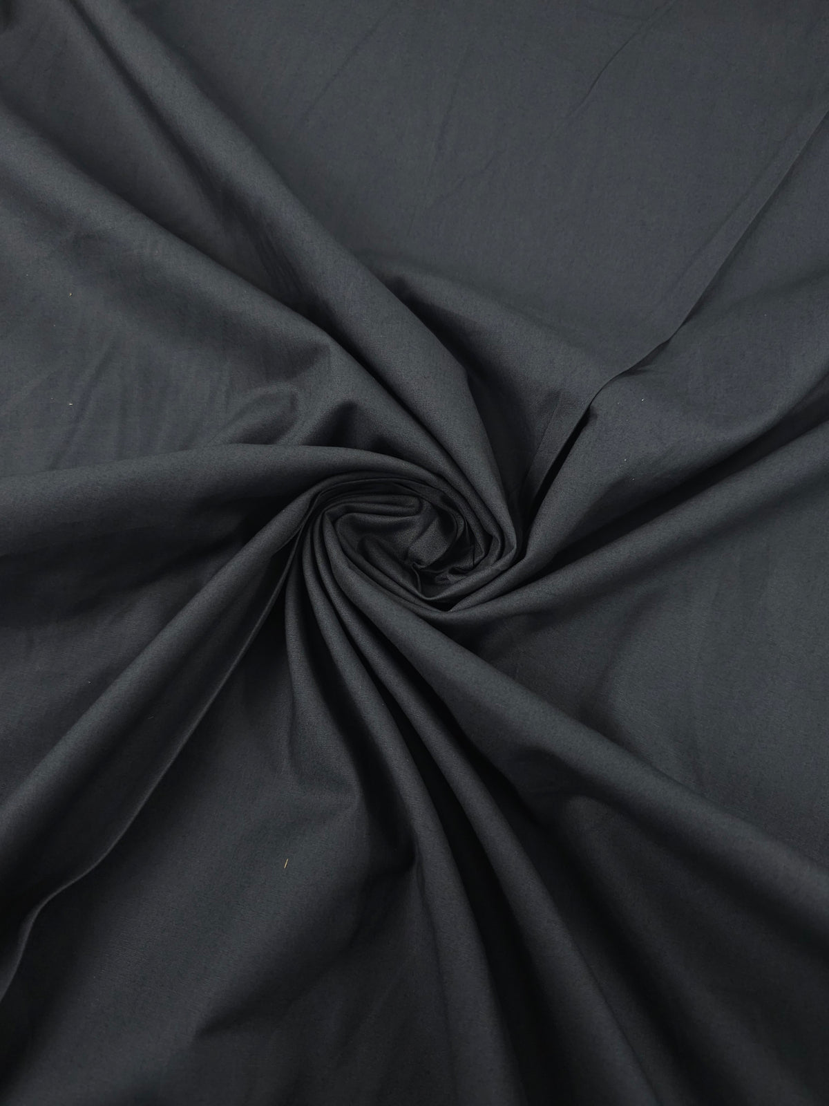 Charcoal Grey Cotton Satin 60"