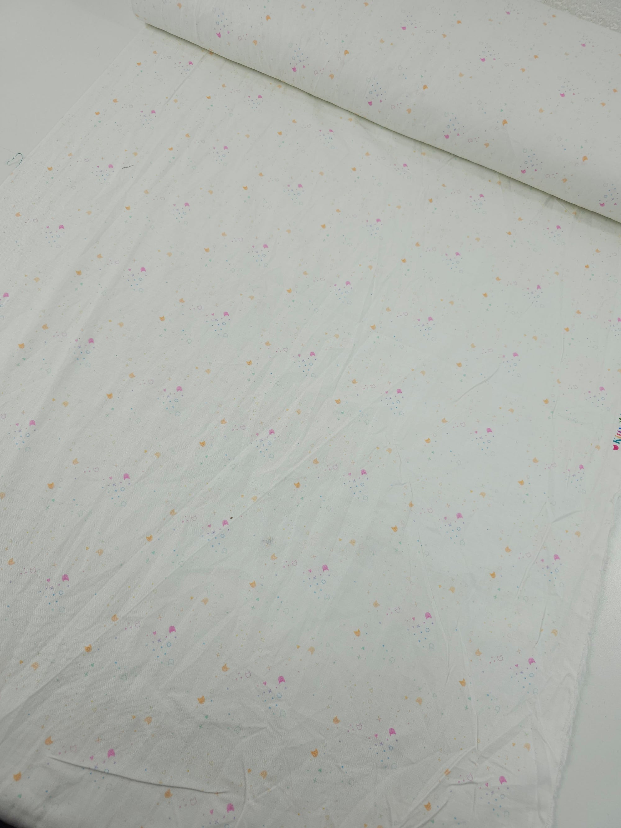 Orange/Pink Kitty Litter 100% Cotton - Pammie Jane