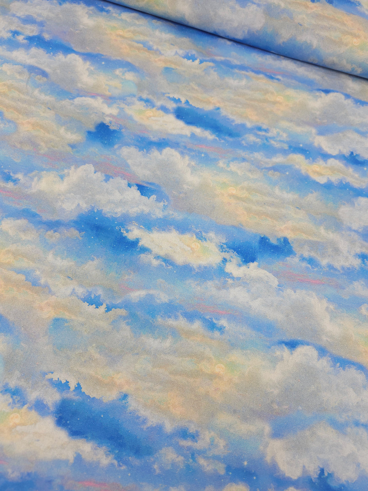 Bright Clouds 100% Cotton