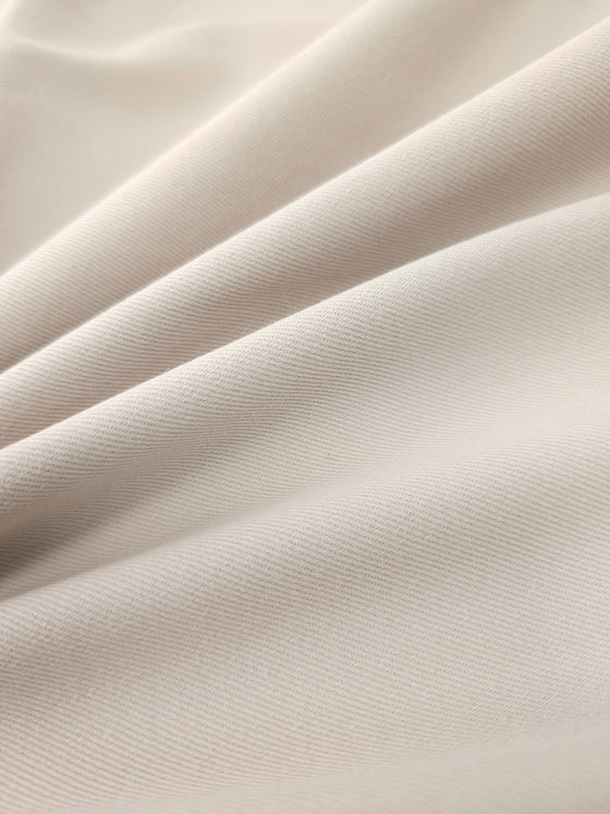 Light Stone Brushed Cotton Twill