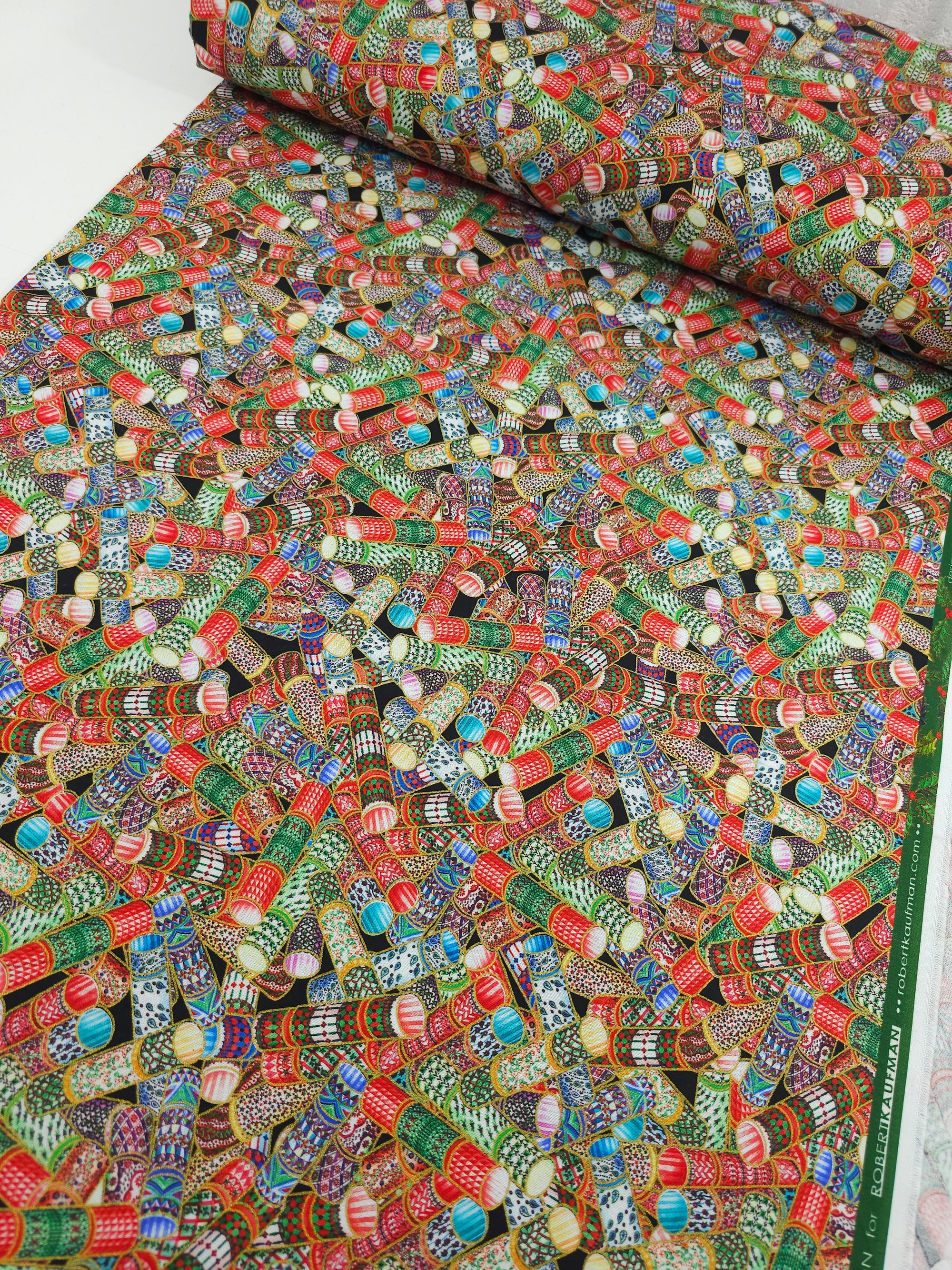 Parvaneh's Jeweled Christmas 100% Cotton - Robert Kaufman