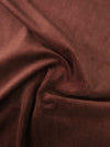 Dark Rust Cotton Velvet