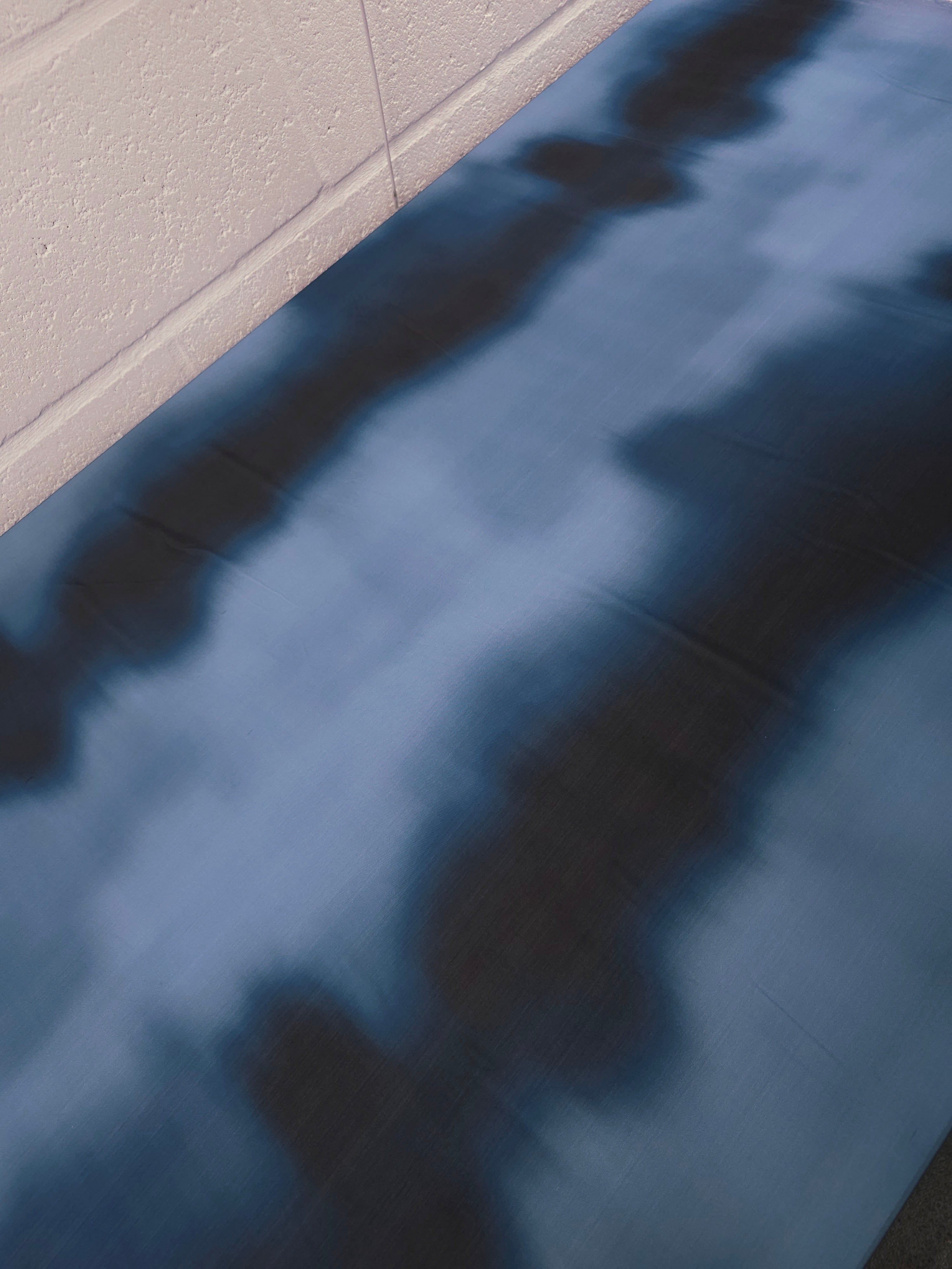 Navy/Blue Tie Dye Slinky Rayon Jersey *Farm Rio*