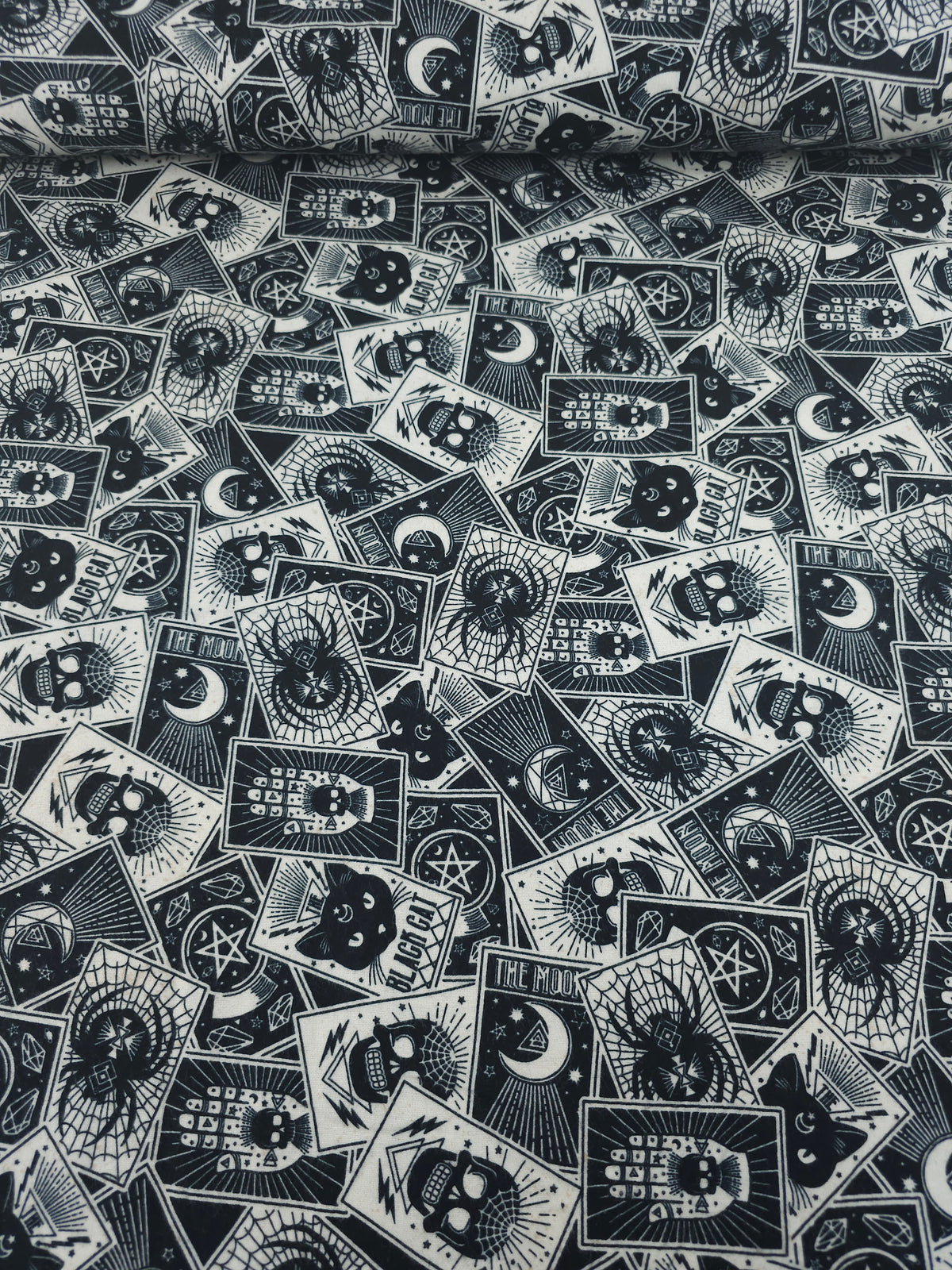 Halloween Tarot Cards Lightweight Flannel Cotton - Joann