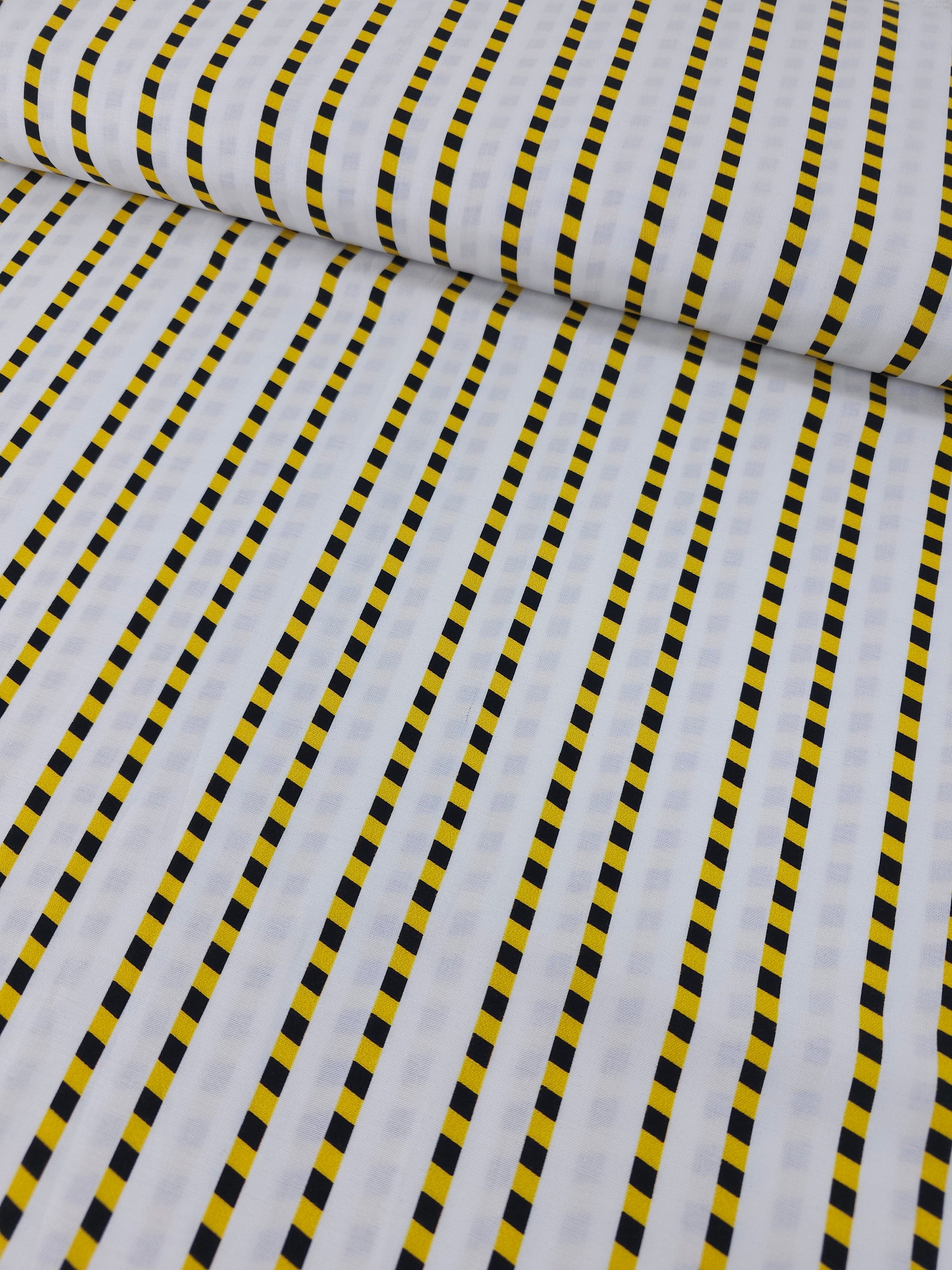 Taxi Stripe 100% Cotton