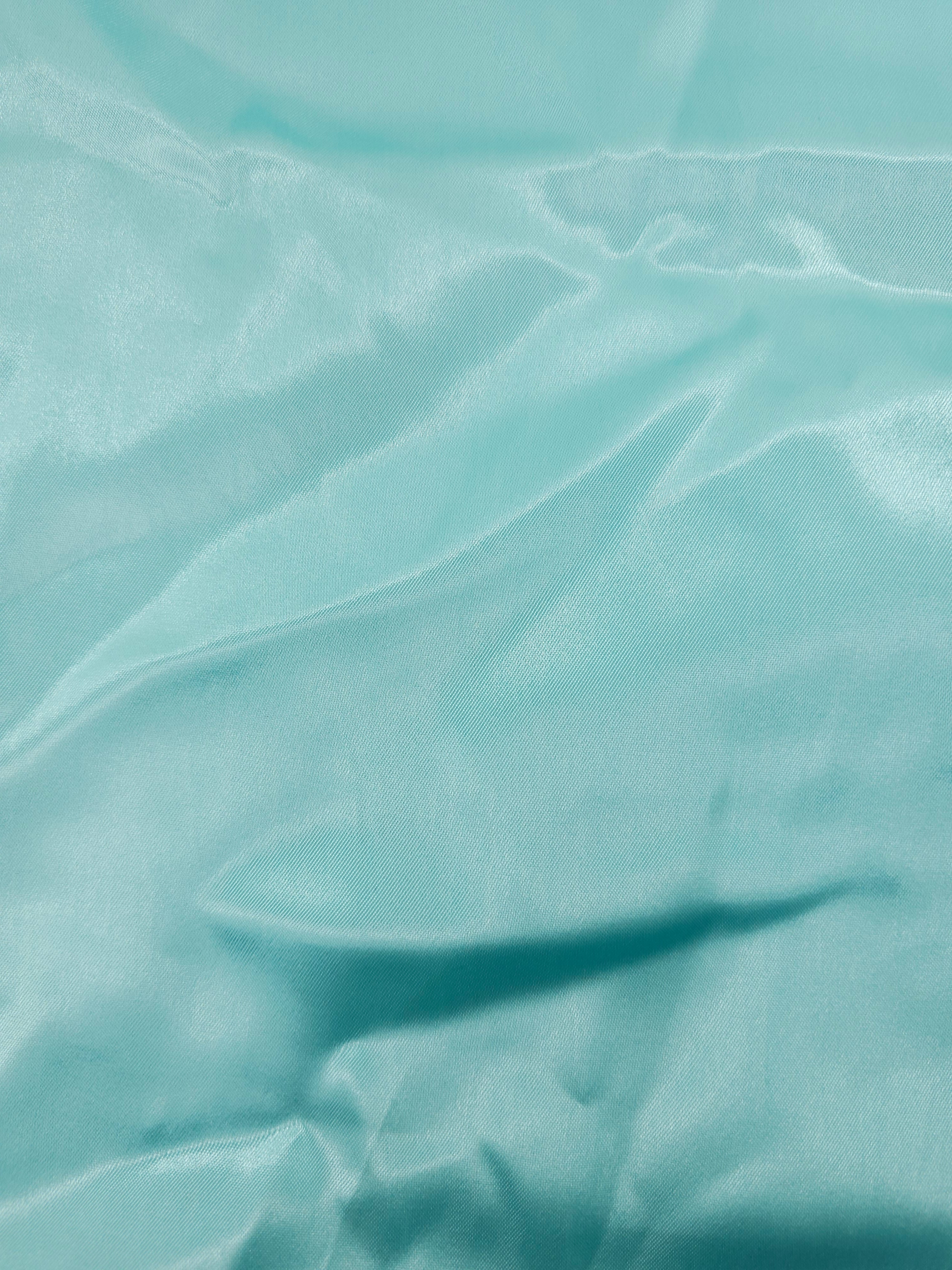 Light blue Satin- 1m piece