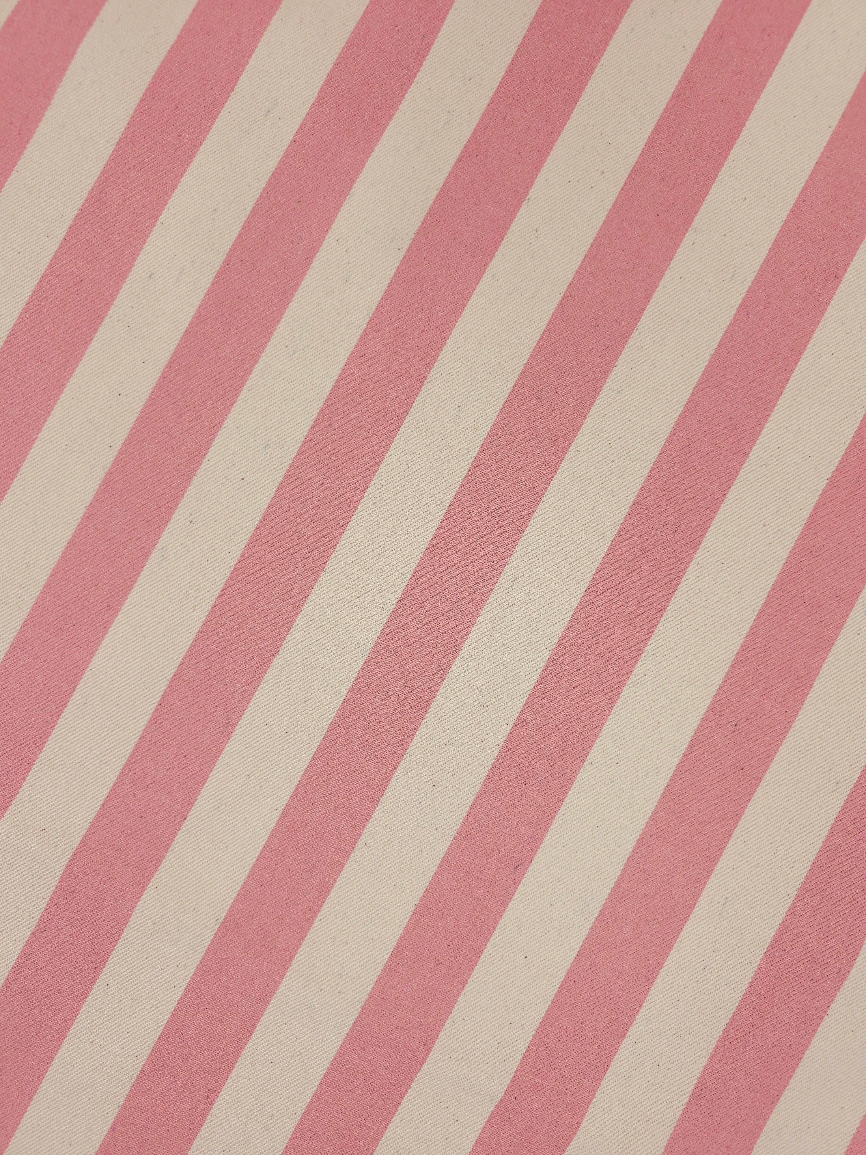 Candy Pink/Cream Stripe Denim