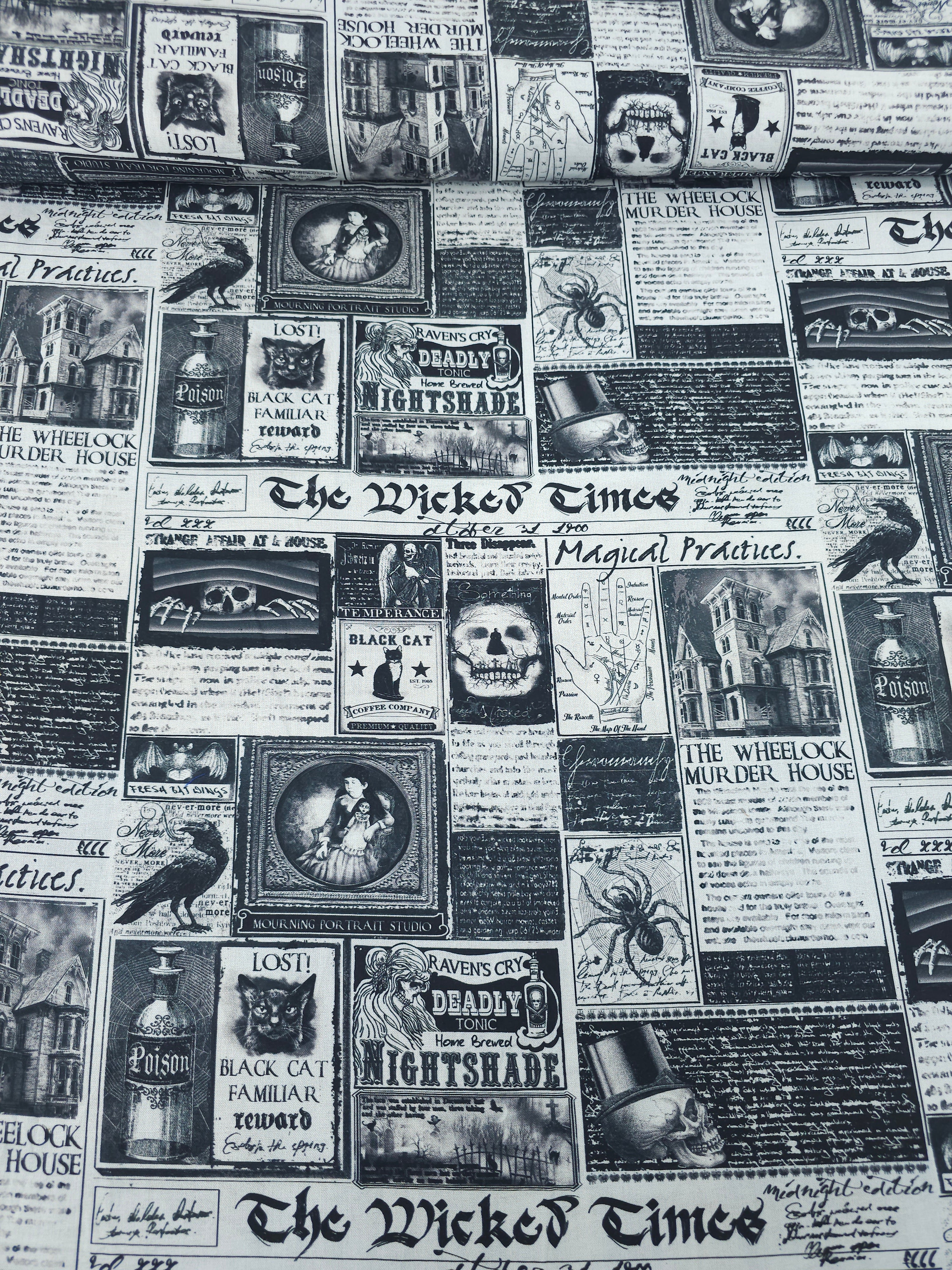 The Wicked Times Newspaper 100% Cotton