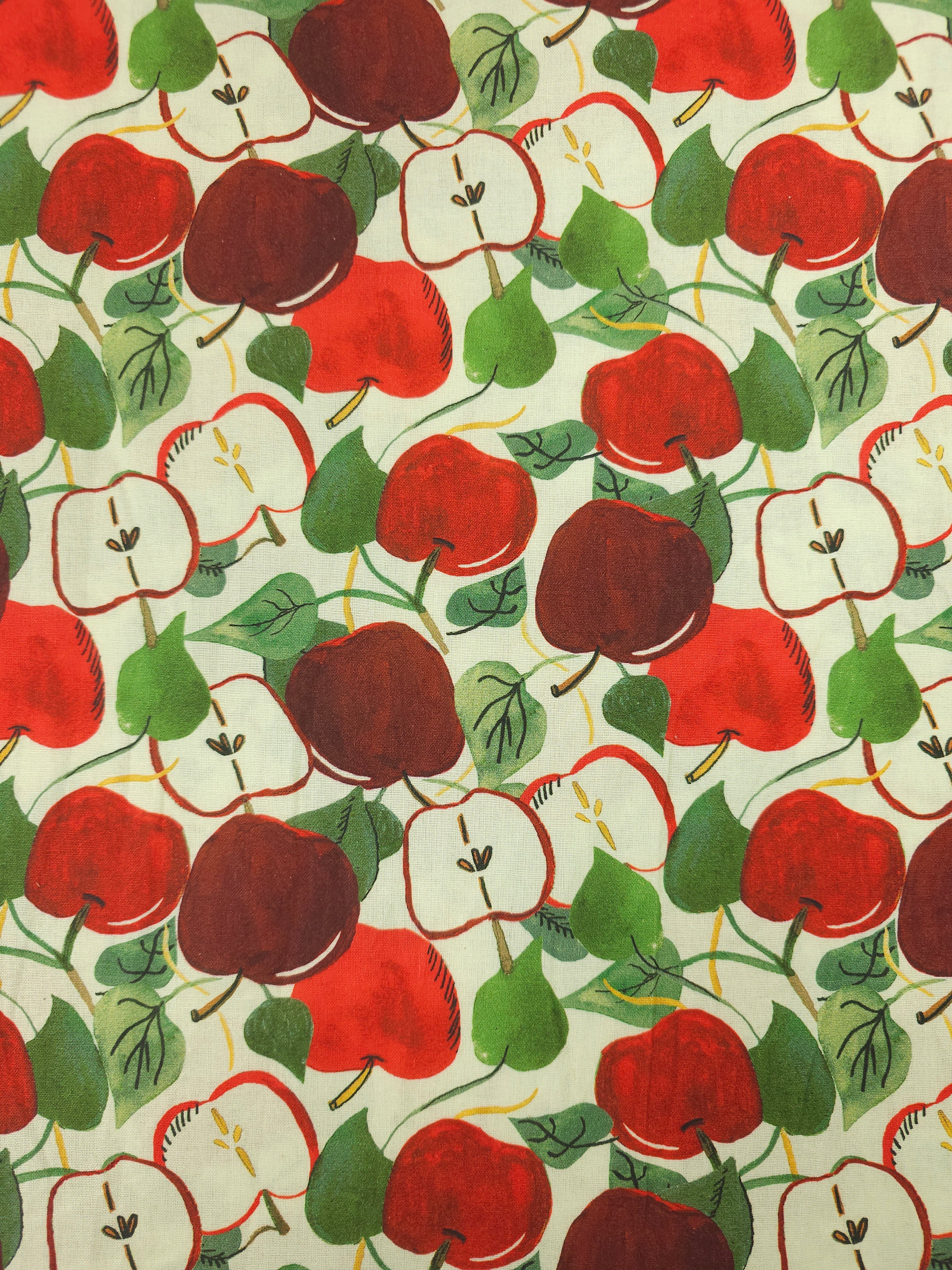Apple Slices 100% Cotton