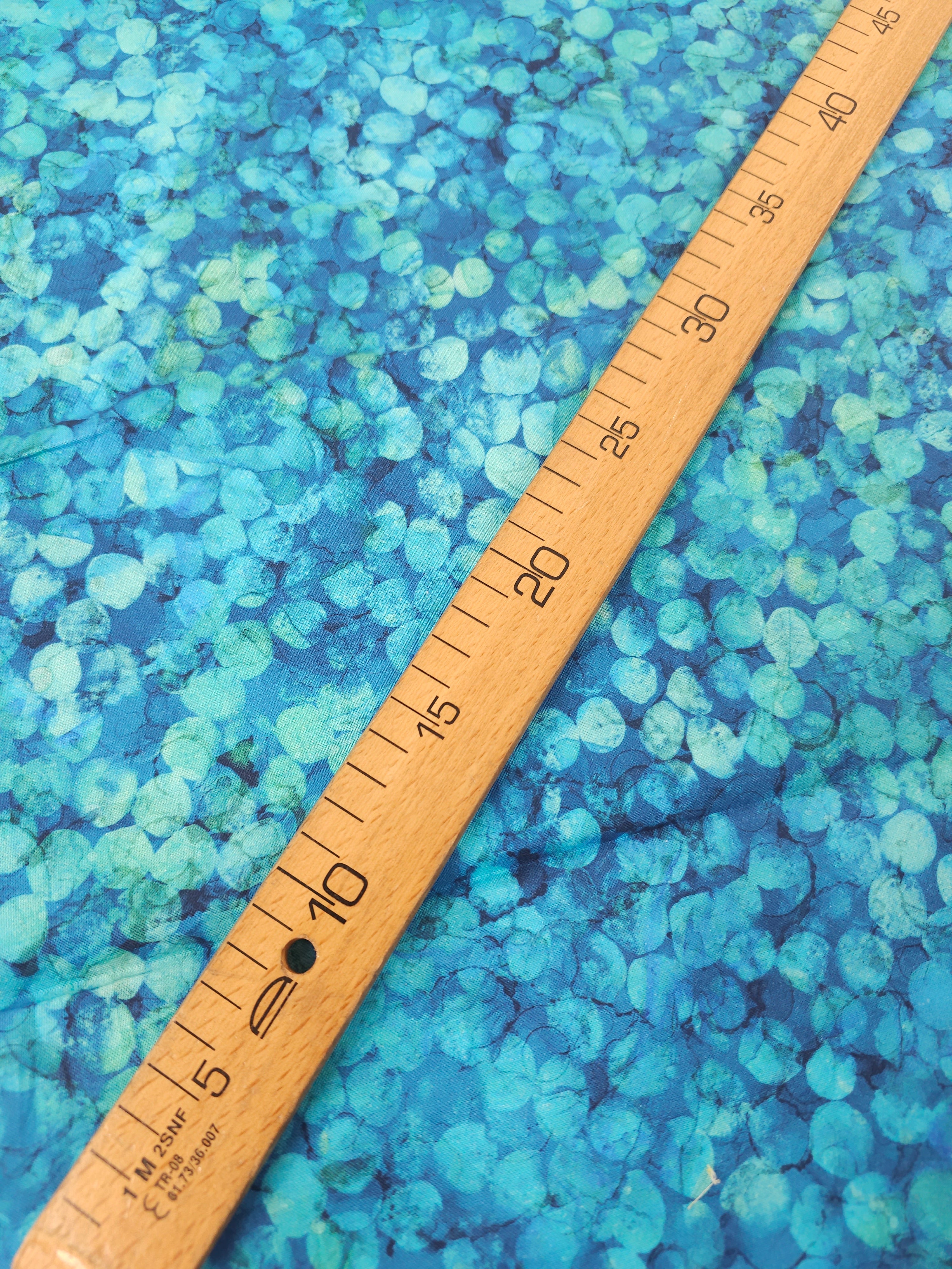 Light Blue Confetti Petals 100% Cotton