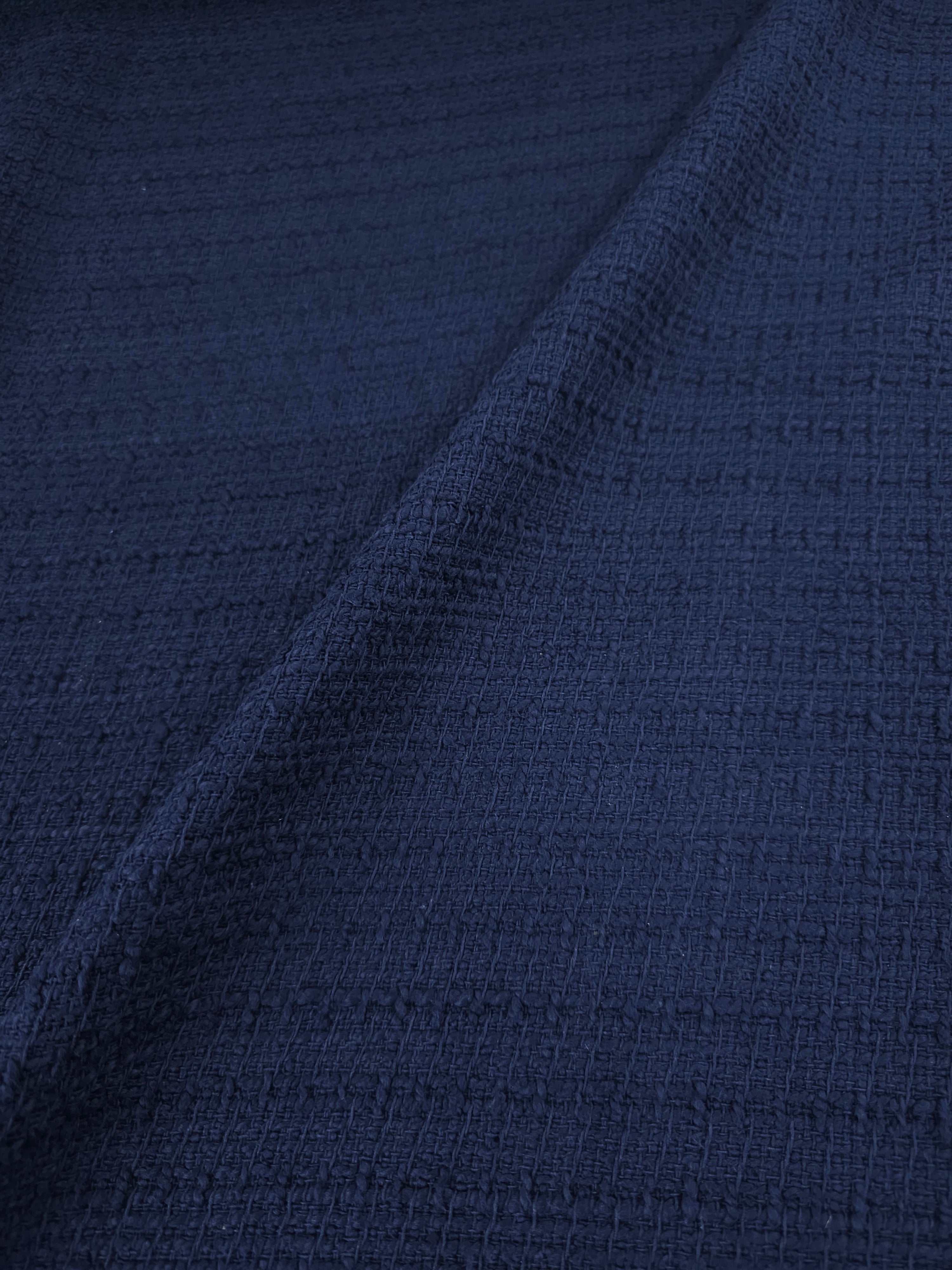 Navy Blue Boucle